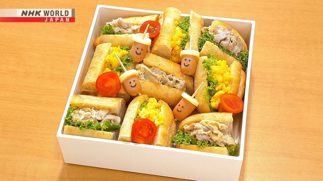 BENTO EXPO - Season 8 Episode 11 : Acorn Onigiri Bento & Japanese-style Baguette Sandwich Bento