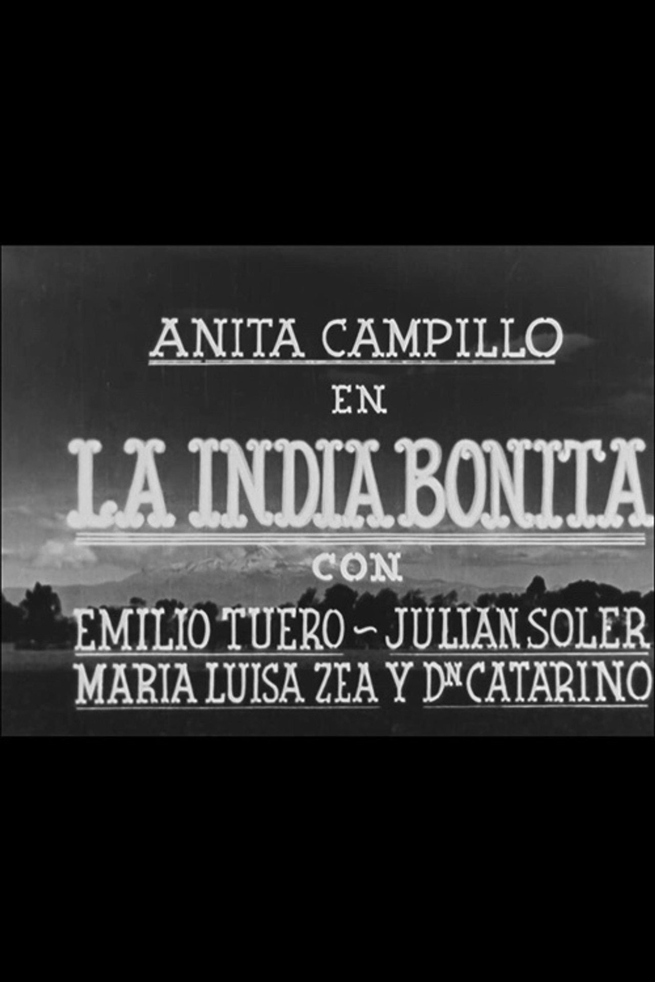La India bonita filmaffisch