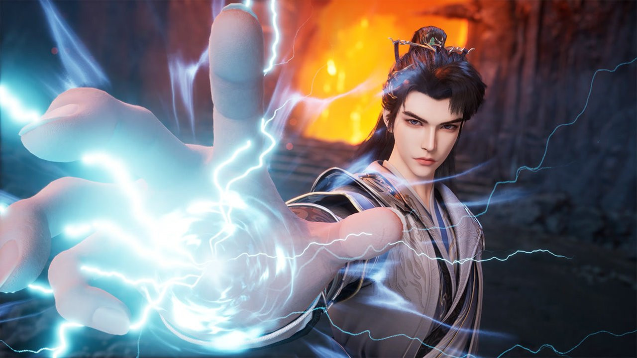 武碎星河 backdrop