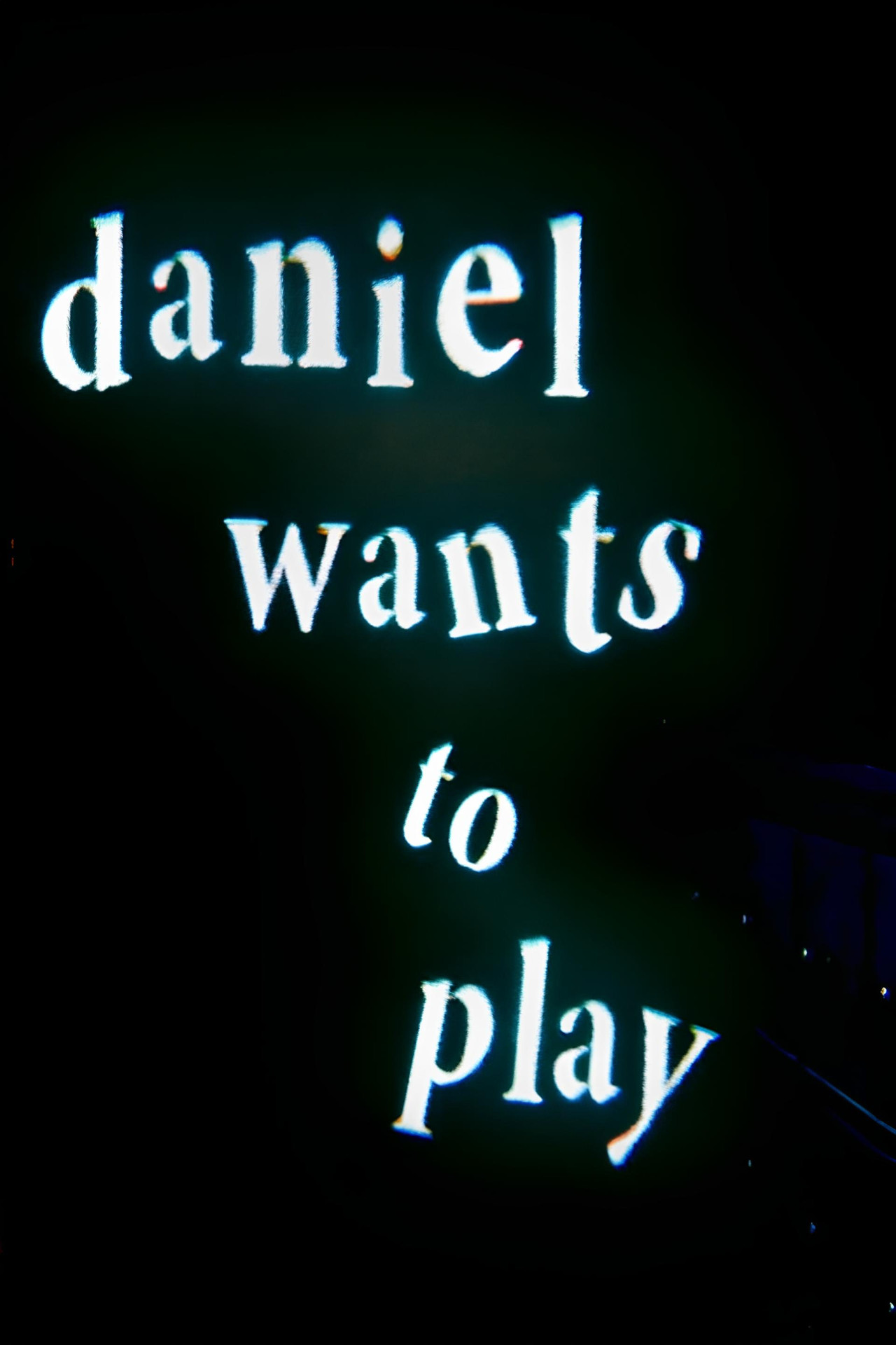 Daniel Wants to Play Backdrop