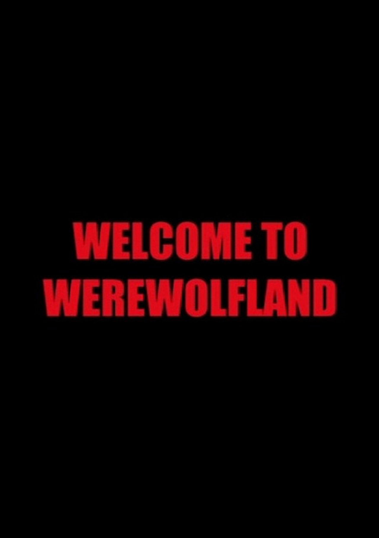 Welcome to Werewolfland Backdrop
