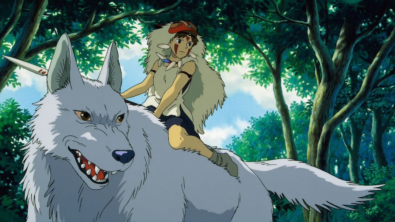 Scen från Prinsessan Mononoke