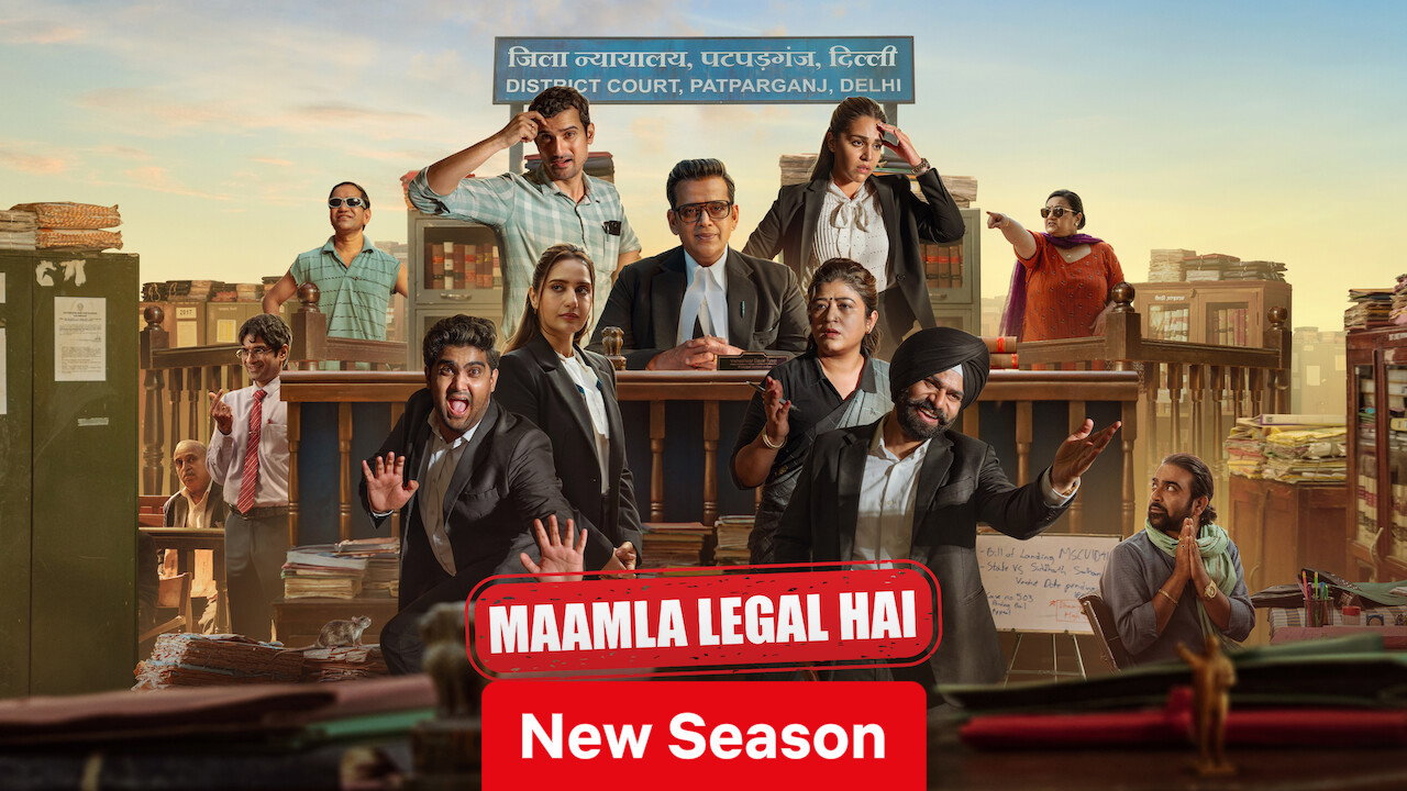 Maamla Legal Hai (2026) Hindi Season 2 Complete Netflix backdrop