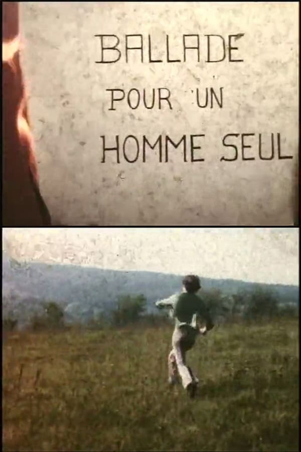 Ballade pour un homme seul filmaffisch