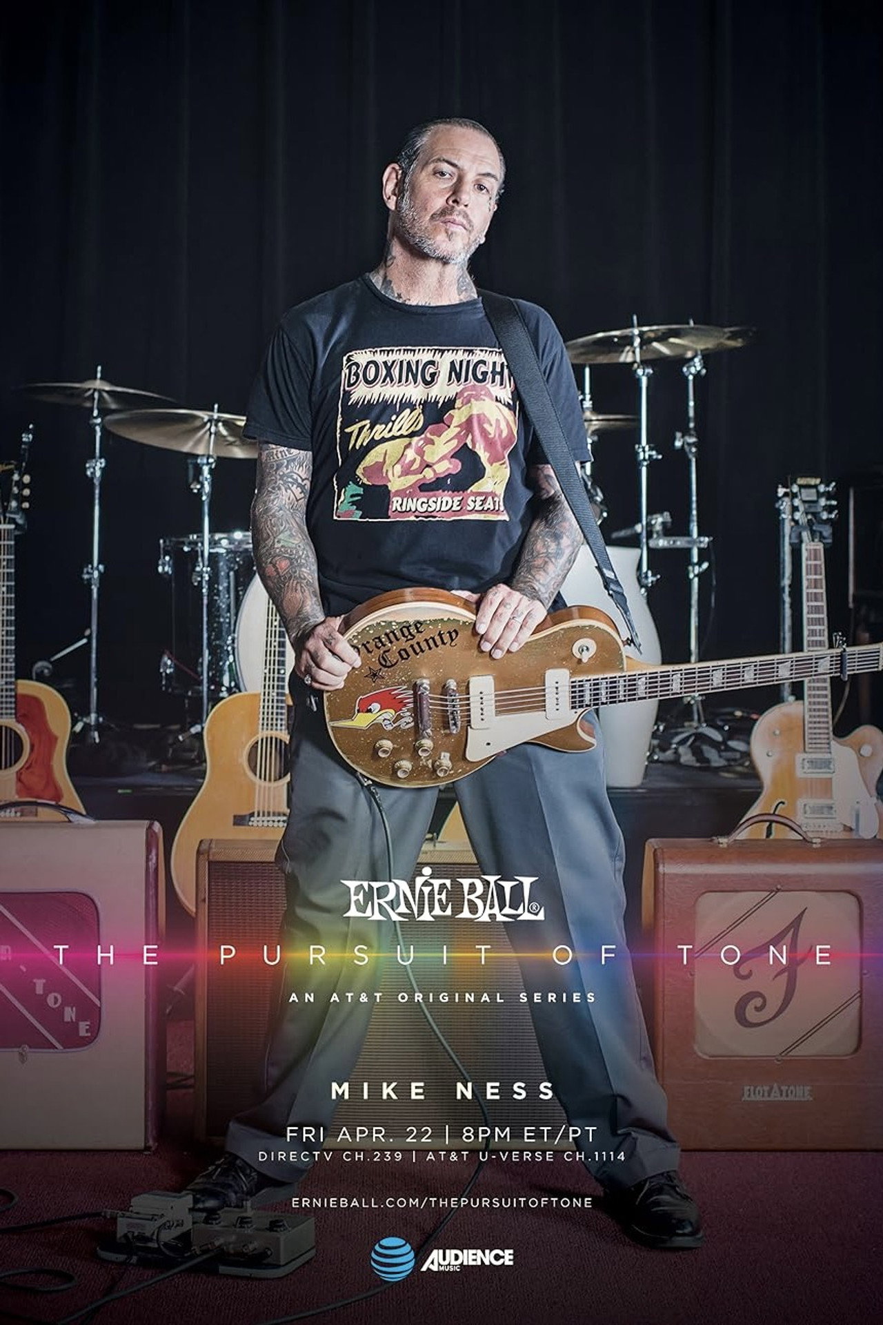 Ernie Ball: The Pursuit of Tone - Mike Ness Backdrop