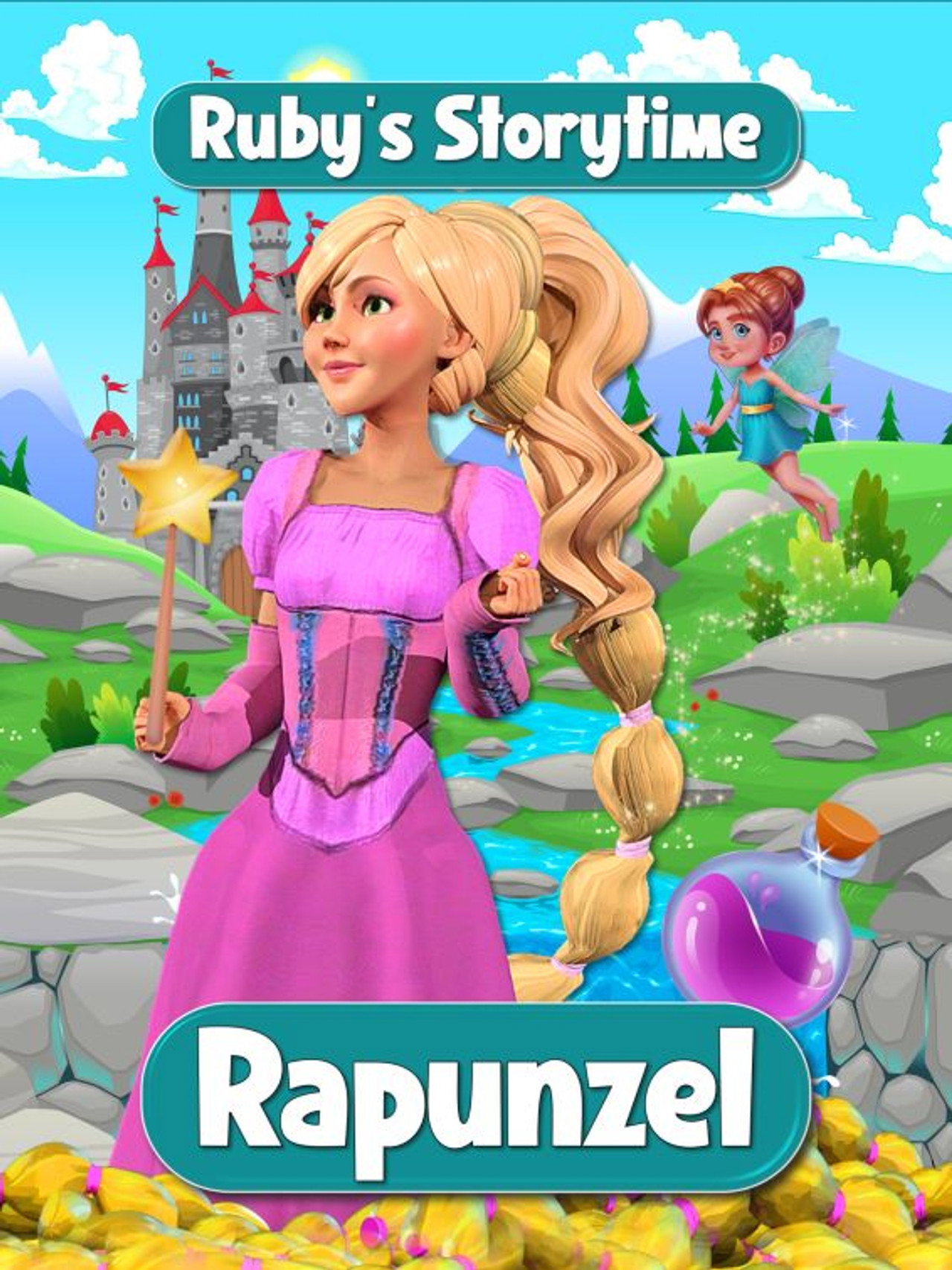 Ruby's Storytime: Rapunzel Backdrop