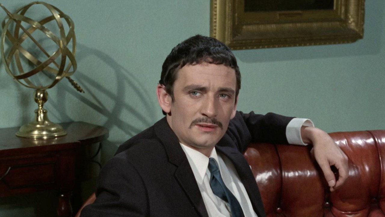 Man in a Suitcase backdrop