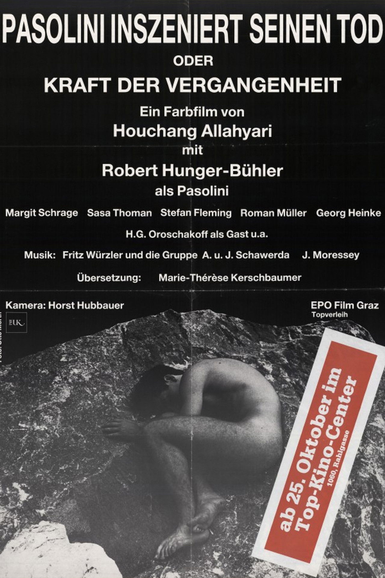 Pasolini Directs His Death Backdrop