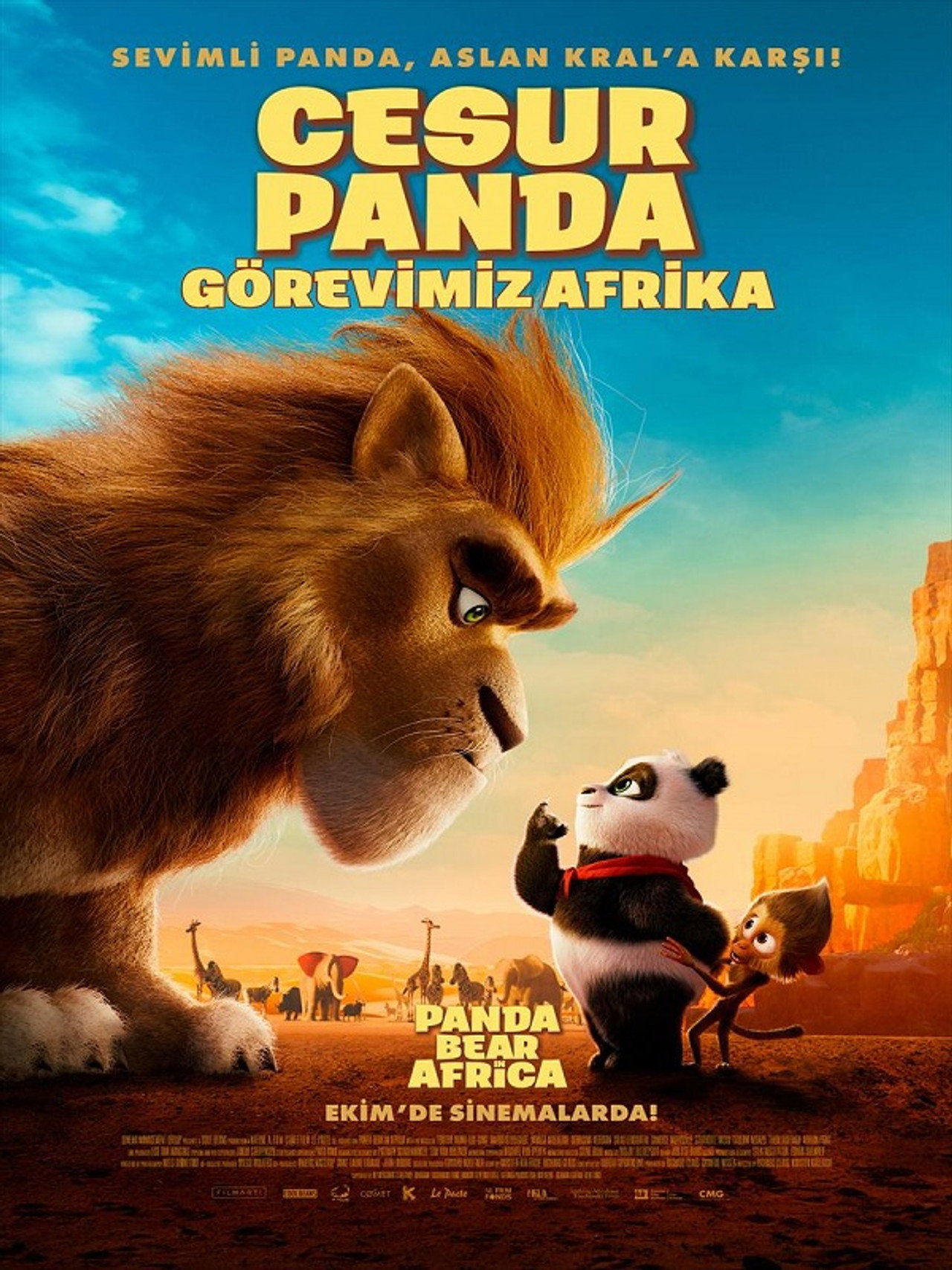 Cesur Panda Görevimiz Afrika Poster