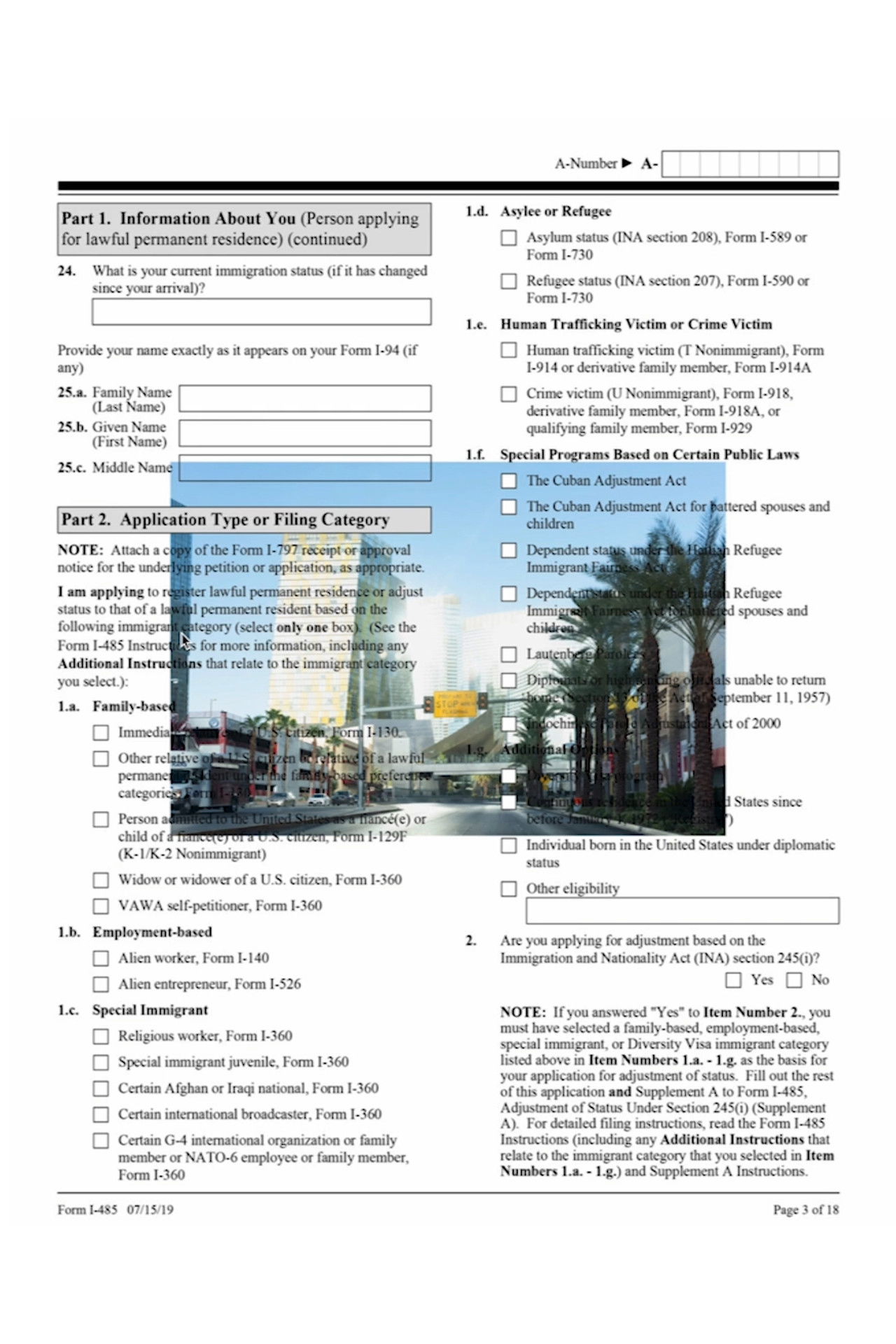 i-485 (Vanishing Point) Backdrop