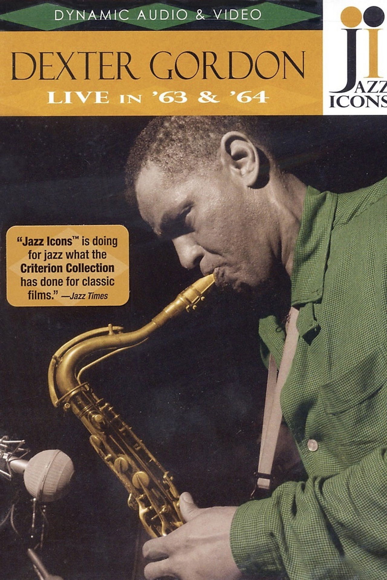 Jazz Icons: Dexter Gordon Live in '63 and '64 Backdrop