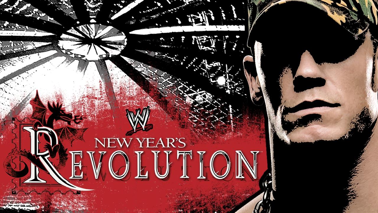 Scen från WWE New Year's Revolution 2006