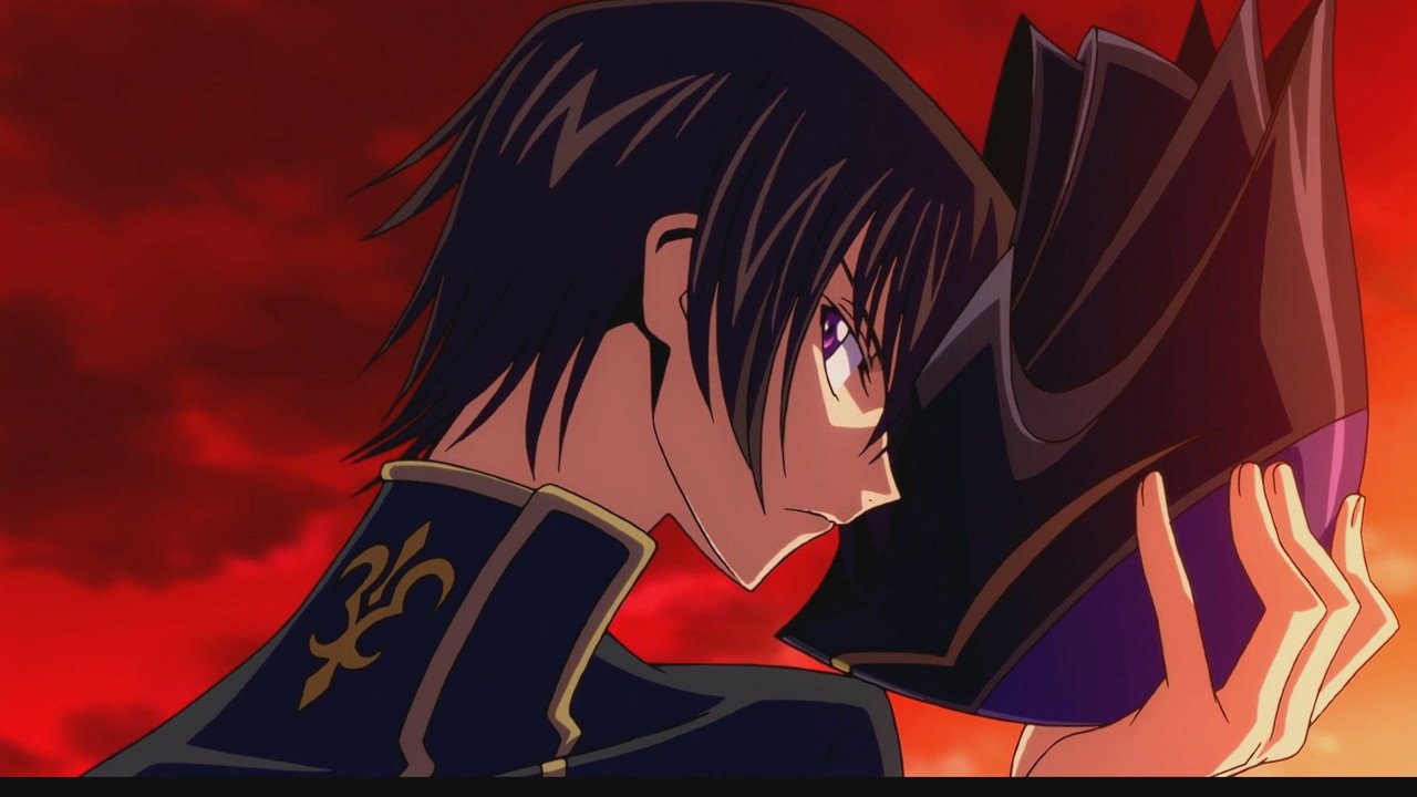 Cinematic still from the movie Code Geass: Lelouch of the Rebellion Special Edition Black Rebellion