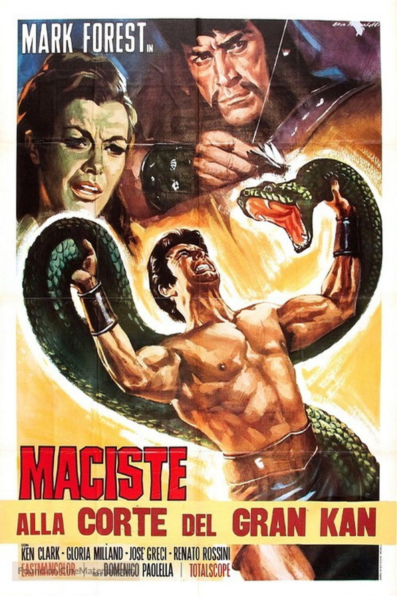 Maciste alla corte del Gran Khan filmaffisch
