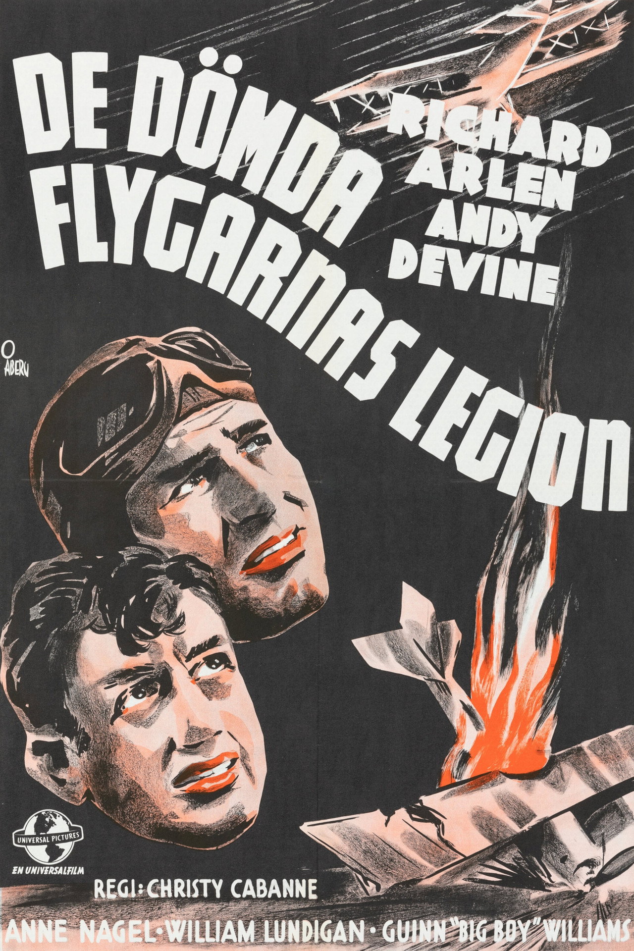 De dömda flygarnas legion filmaffisch