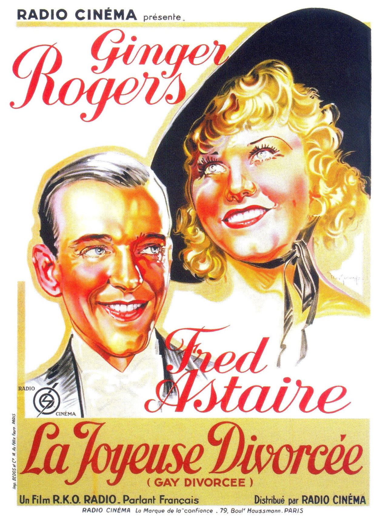 La Joyeuse Divorcée poster