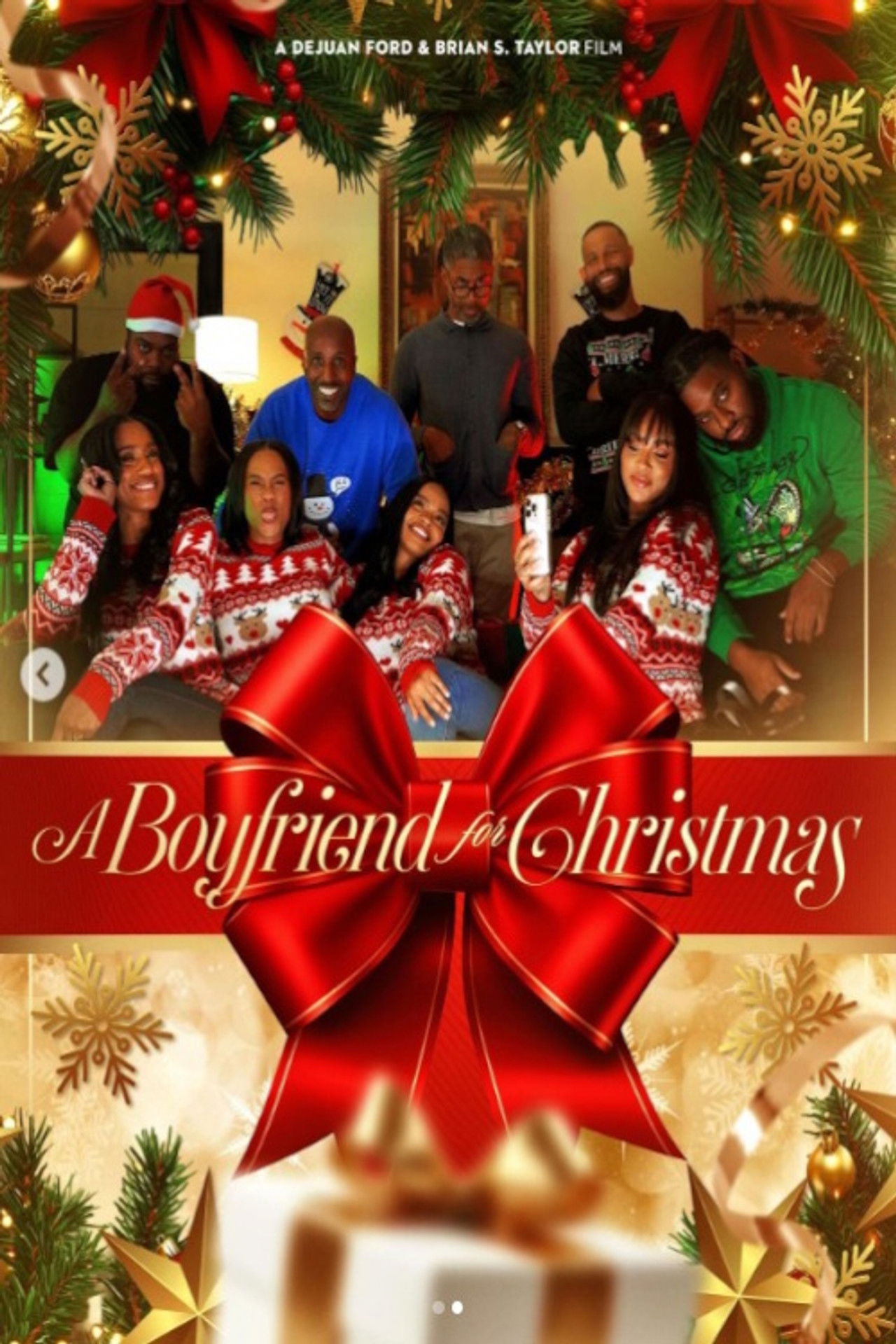 A Boyfriend For Christmas Backdrop