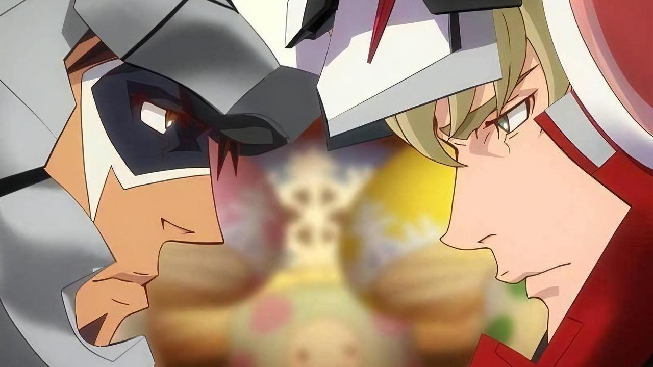 Scen från Tiger & Bunny: The Beginning