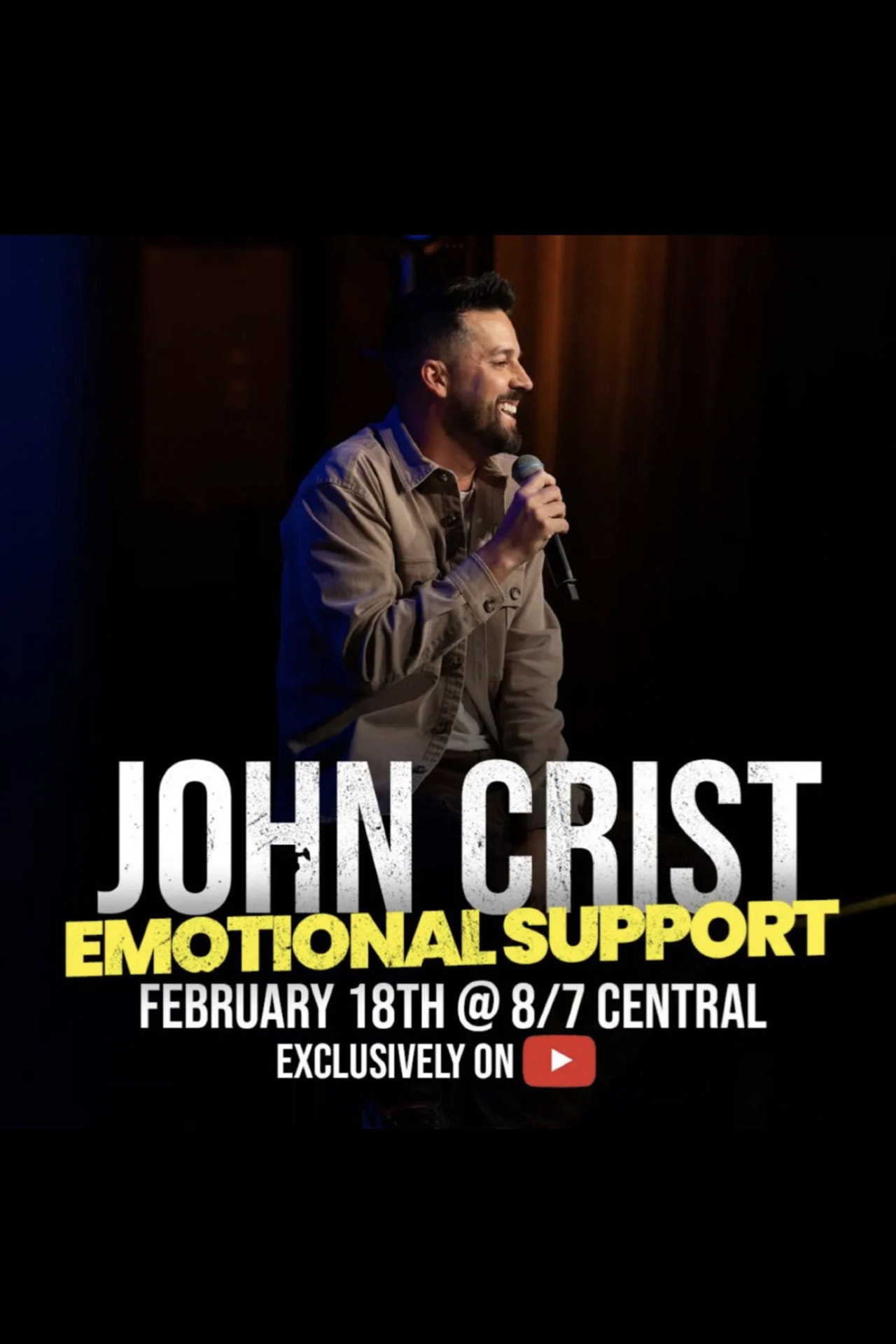 John Crist: Emotional Support filmaffisch