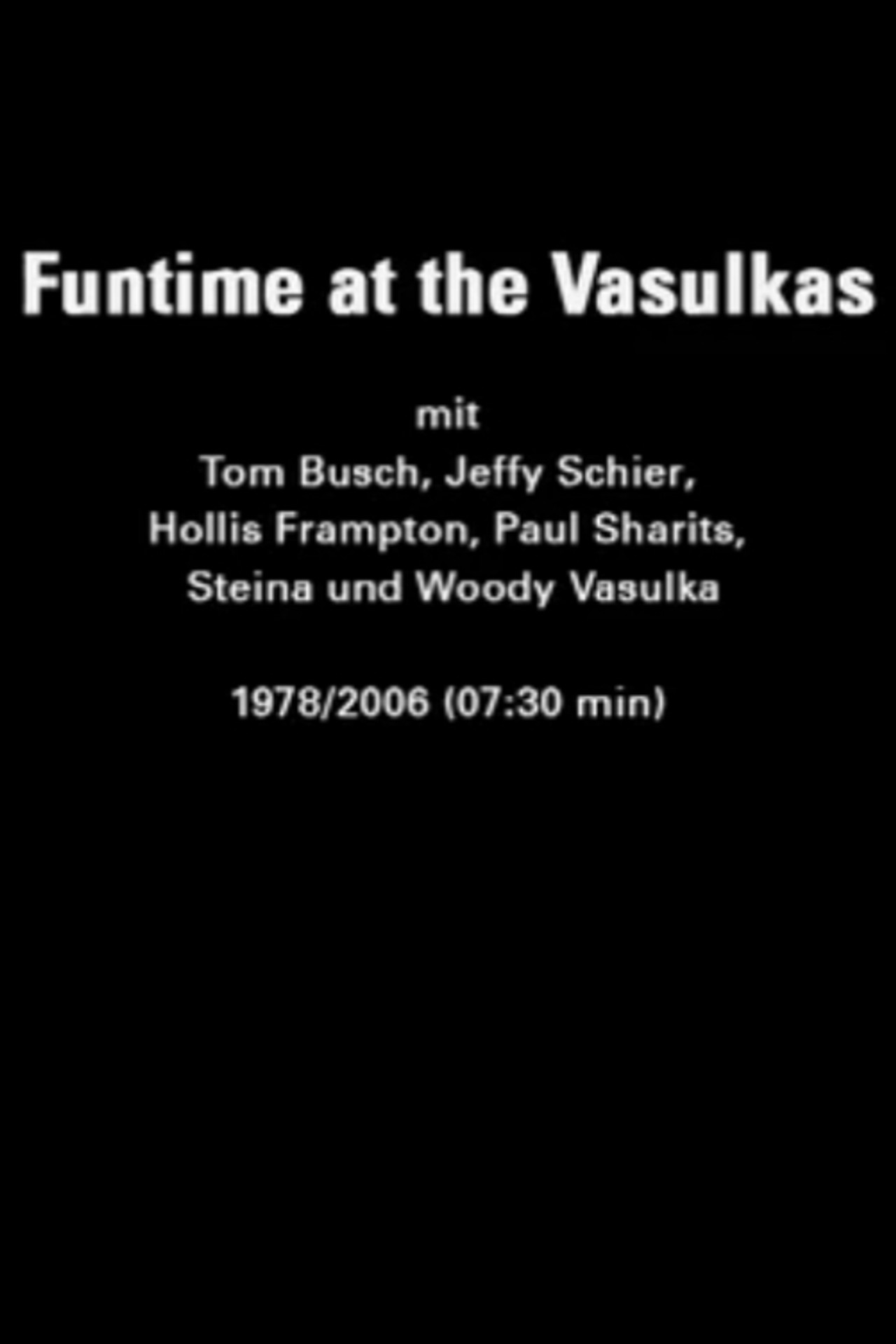 Funtime at the Vasulkas Backdrop