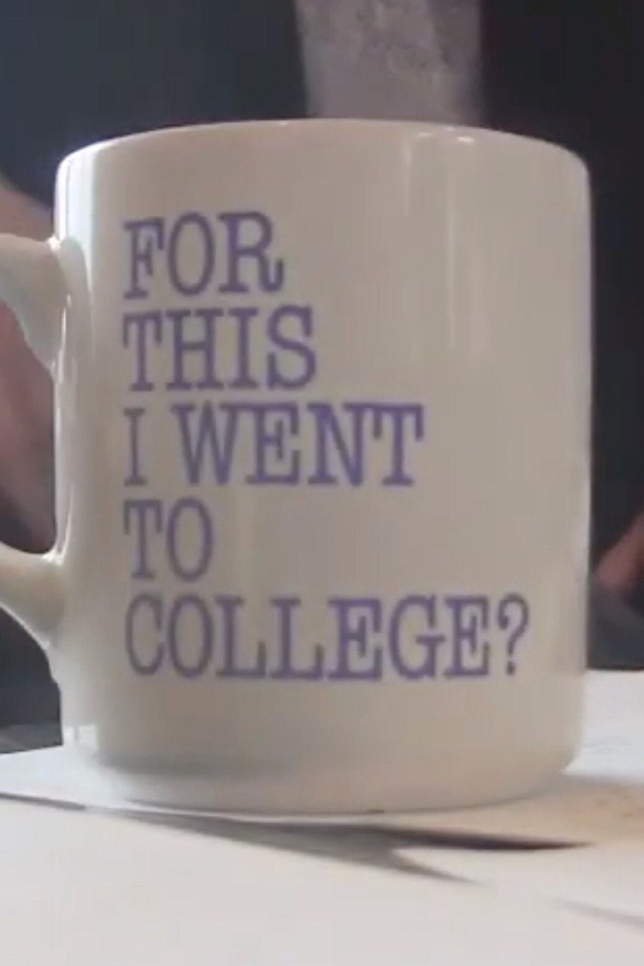 For This I Went to College? Backdrop