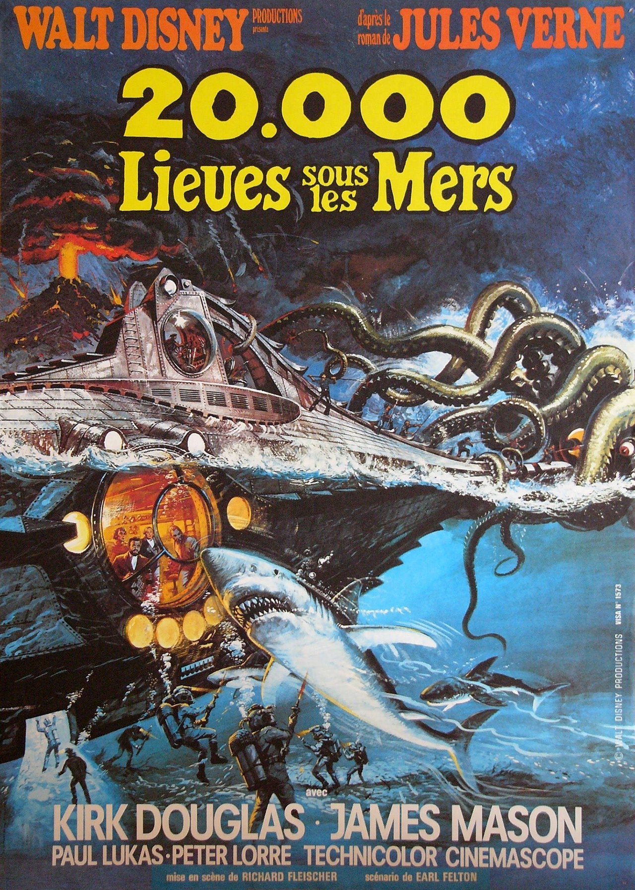 20 000 Lieues sous les mers poster