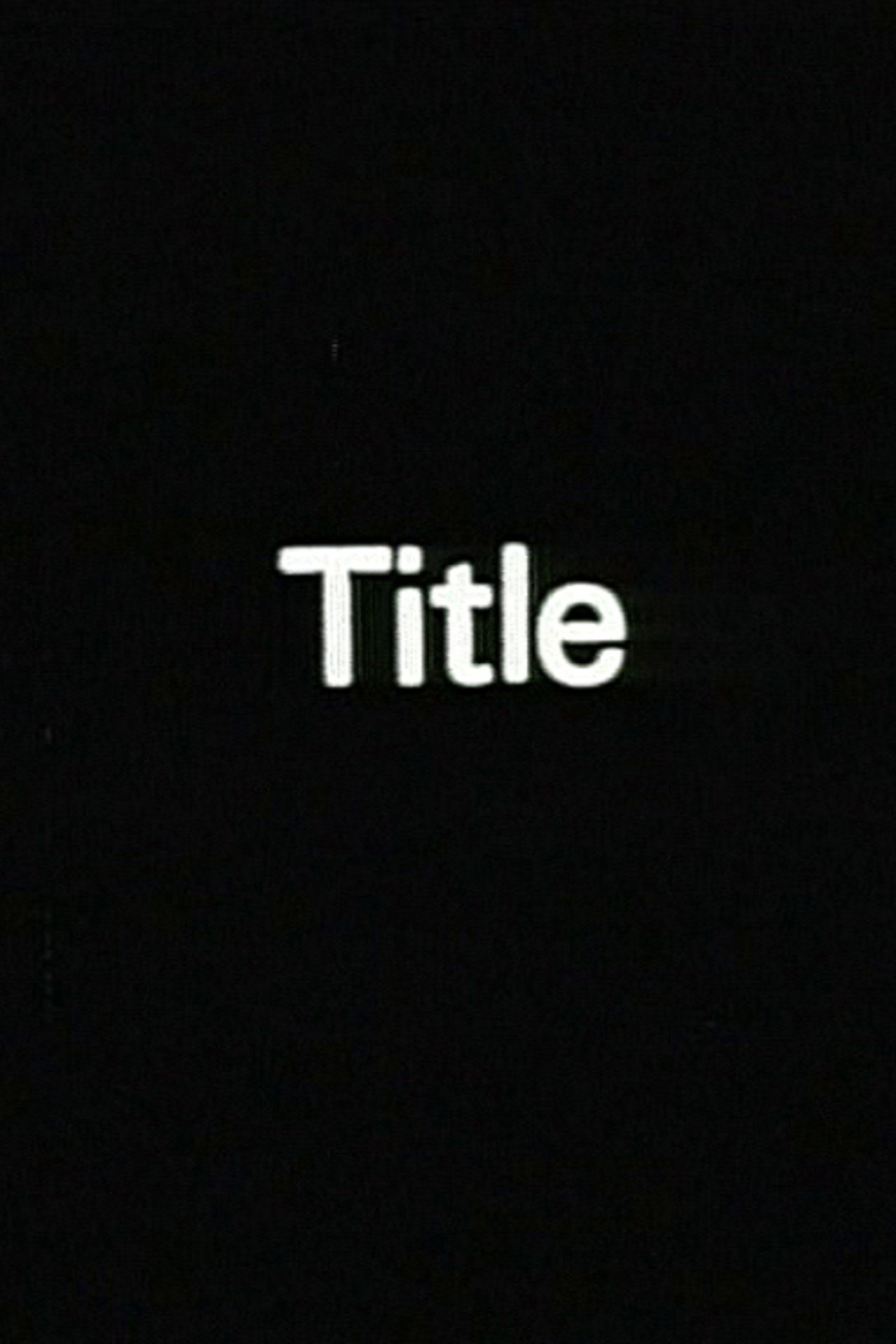 Title filmaffisch