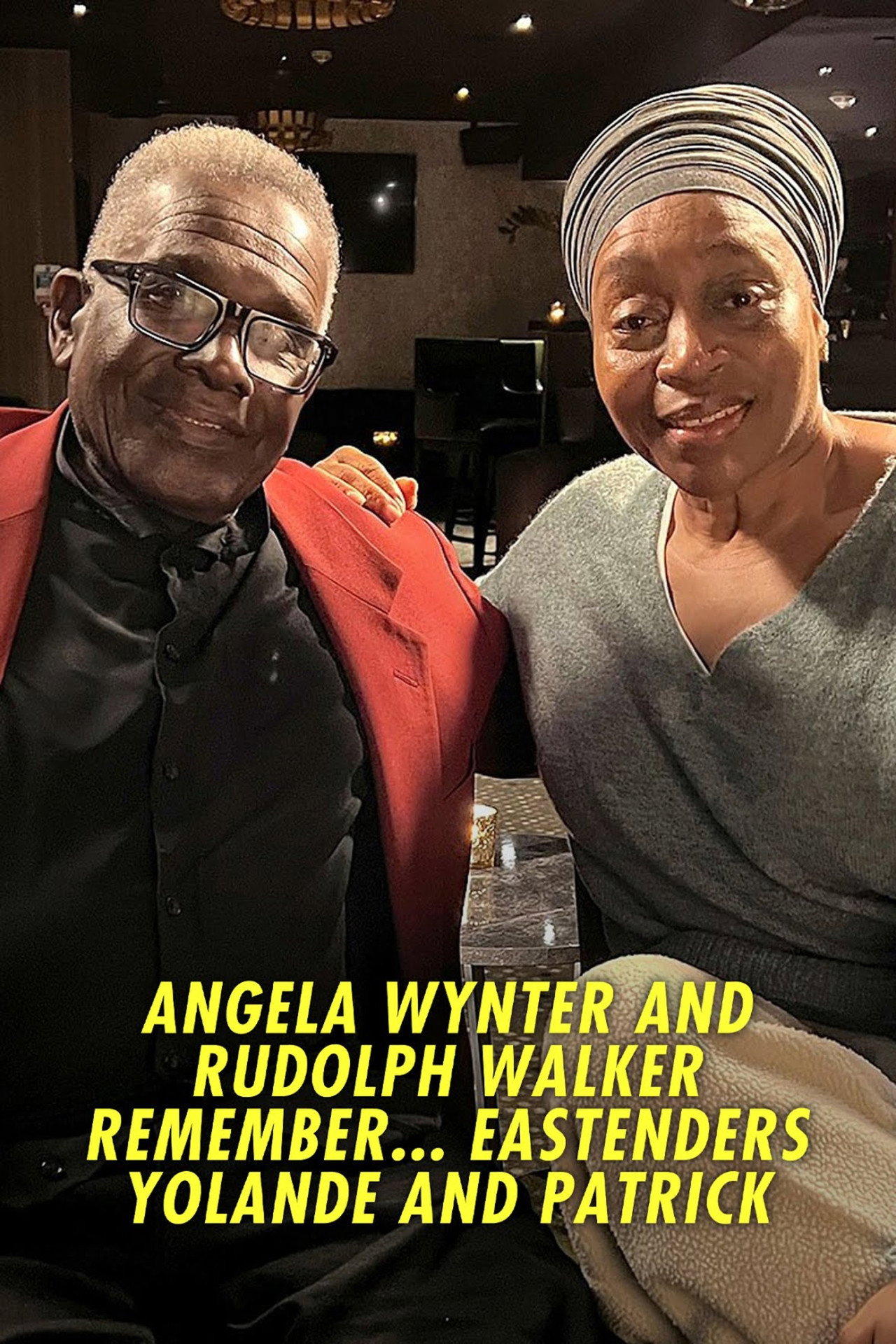 Angela Wynter and Rudolph Walker Remember... EastEnders: Yolande and Patrick