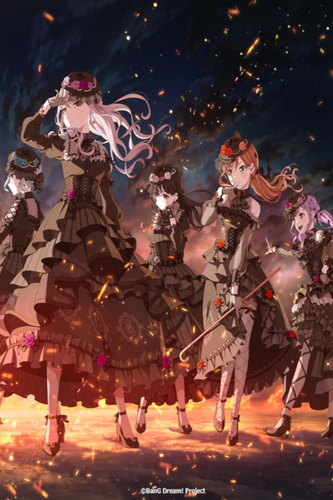 Banner BanG Dream! Roselia Live: Stille Nacht, Rosen Nacht