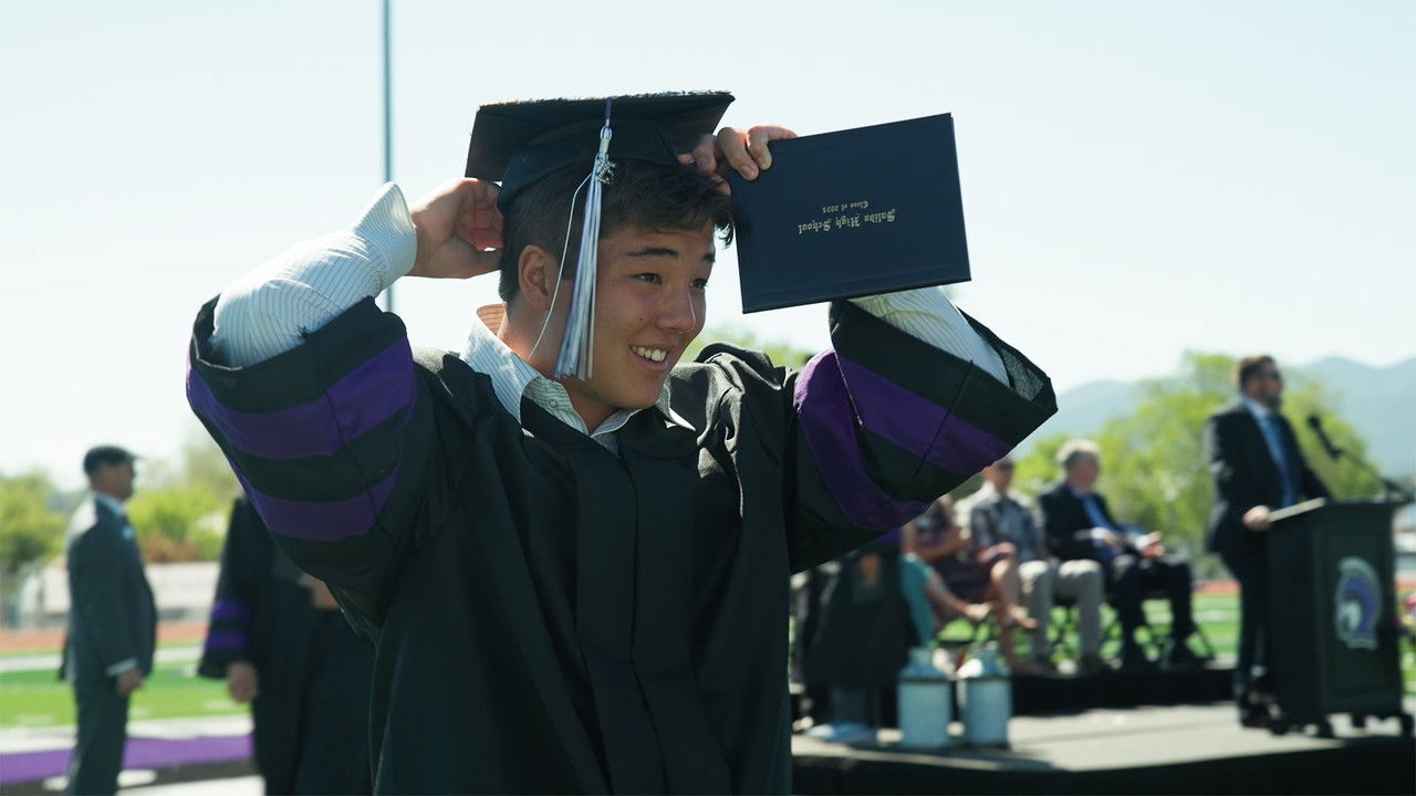 Ett år i USA backdrop