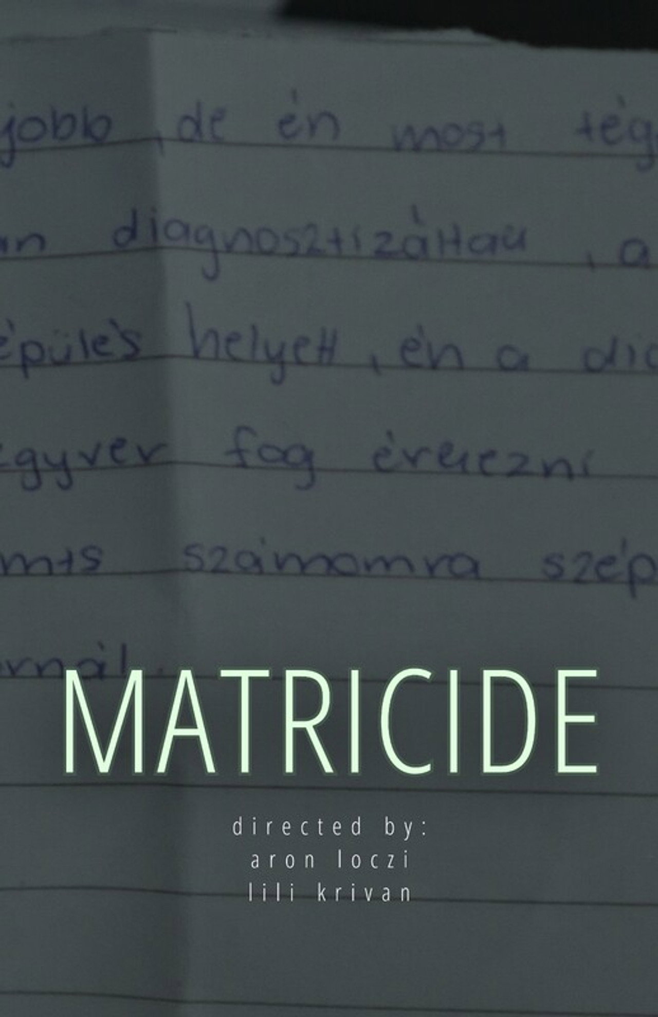 matricide – plakát 2