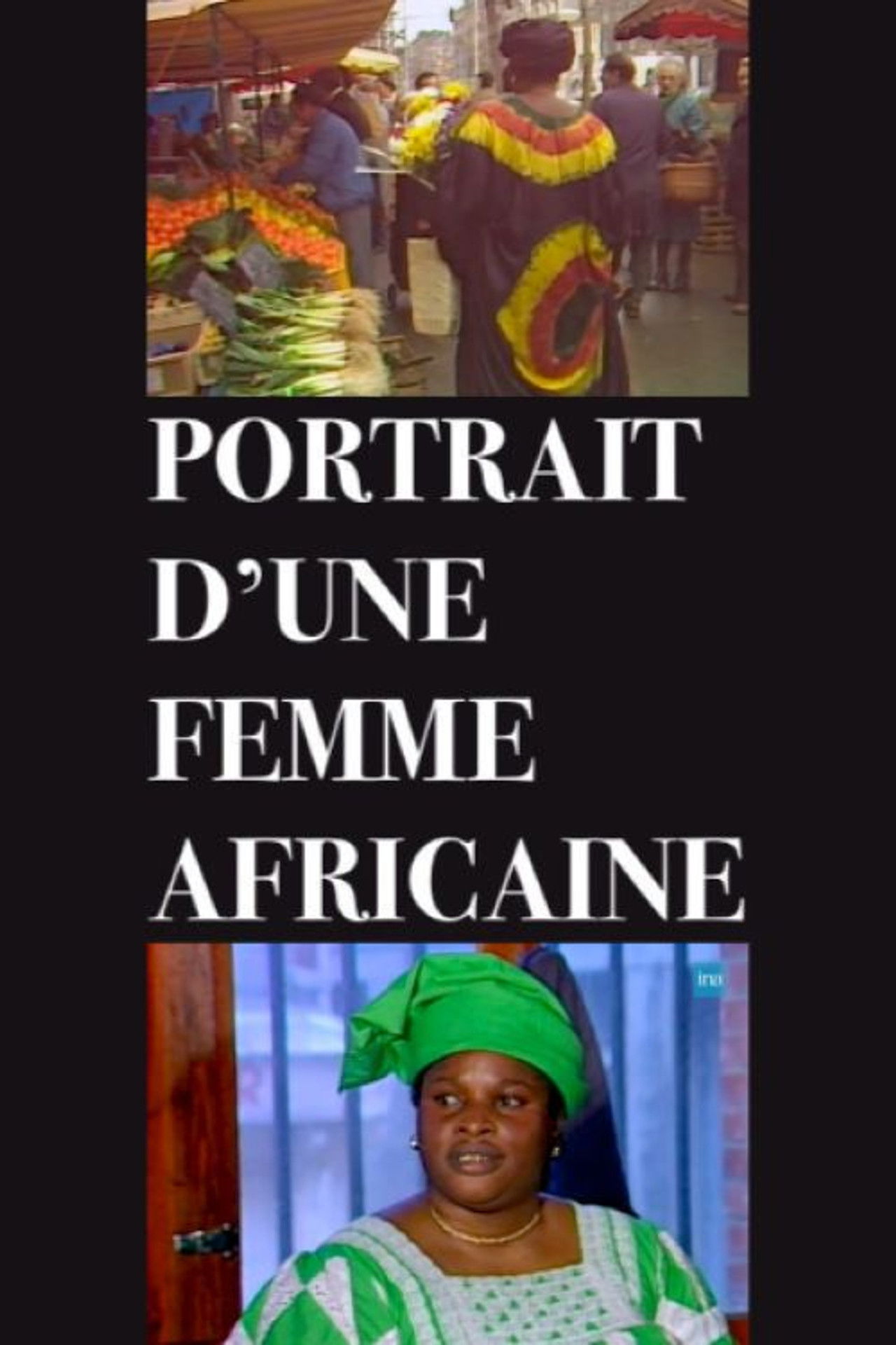 Portrait of an African Woman Backdrop