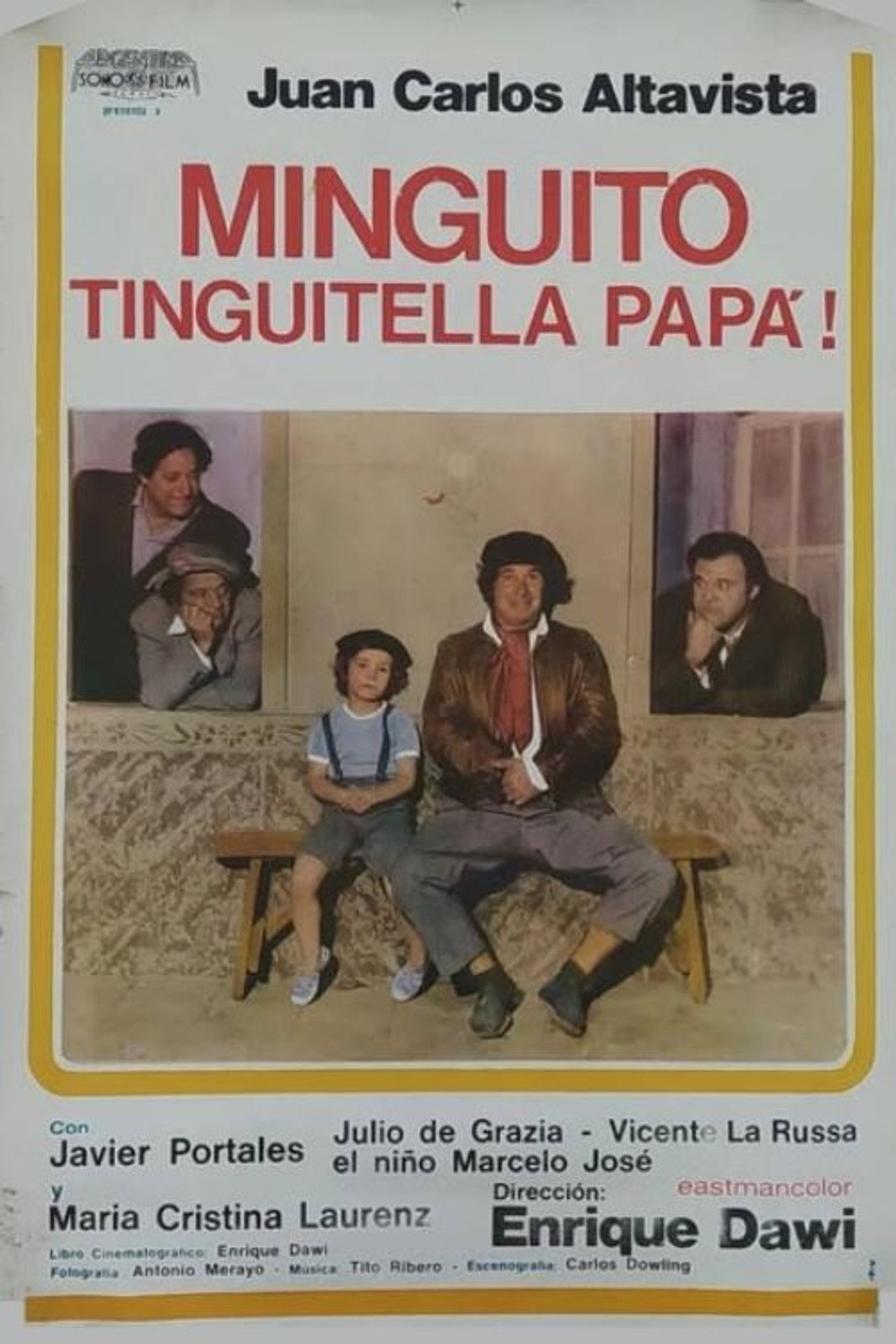 Minguito Tinguitela, papá filmaffisch