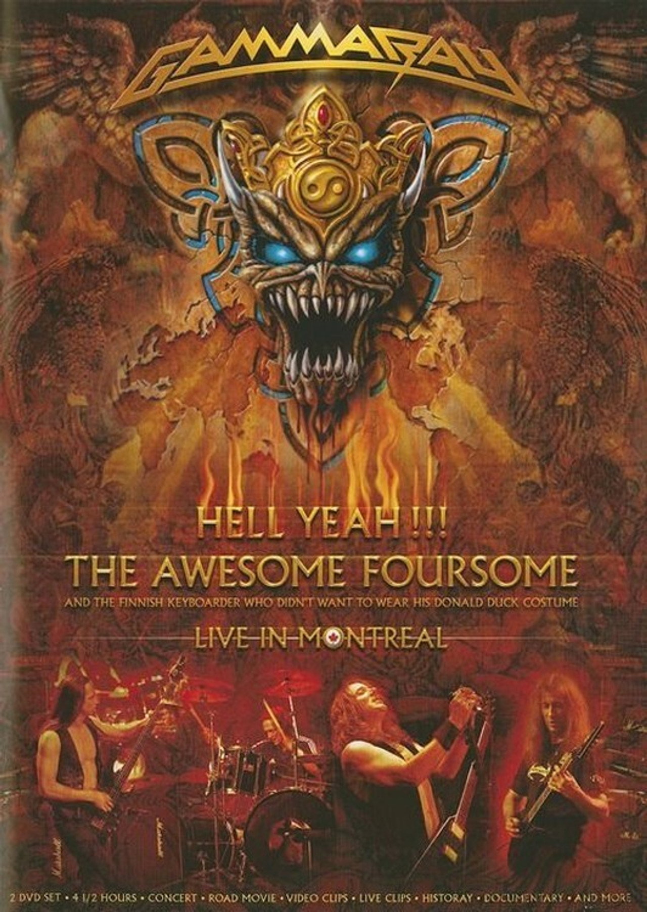 Gamma Ray: Hell Yeah!!! The Awesome Foursome: Live In Montreal Backdrop