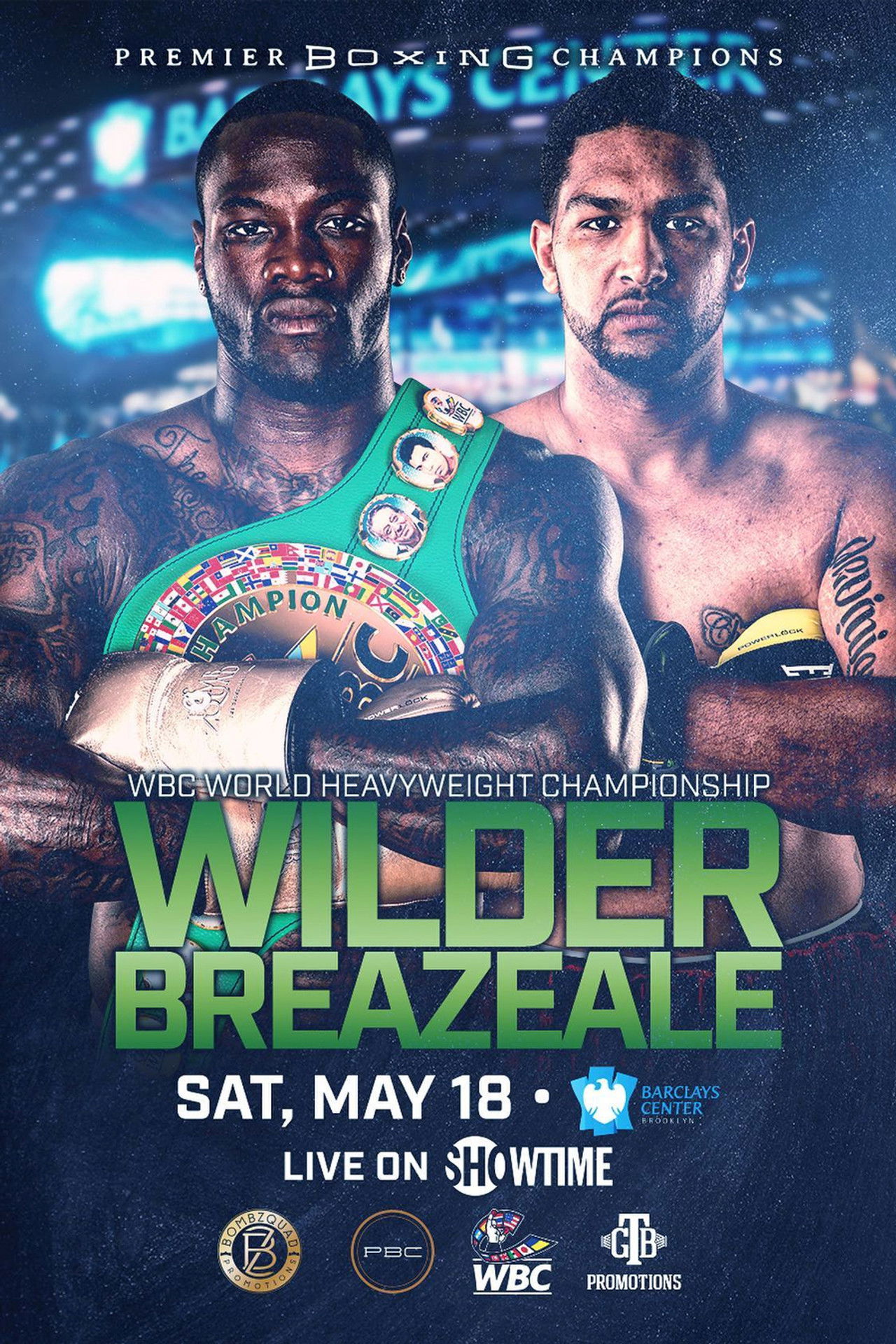Deontay Wilder vs. Dominic Breazeale poster