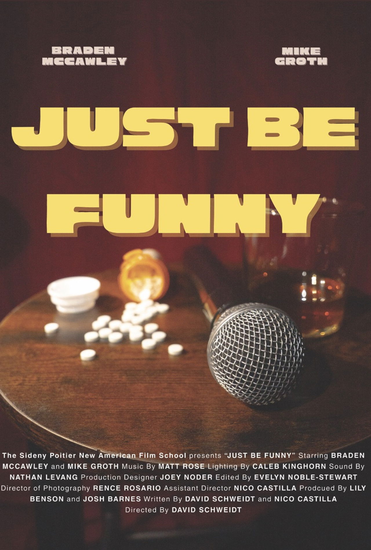 Just Be Funny Backdrop
