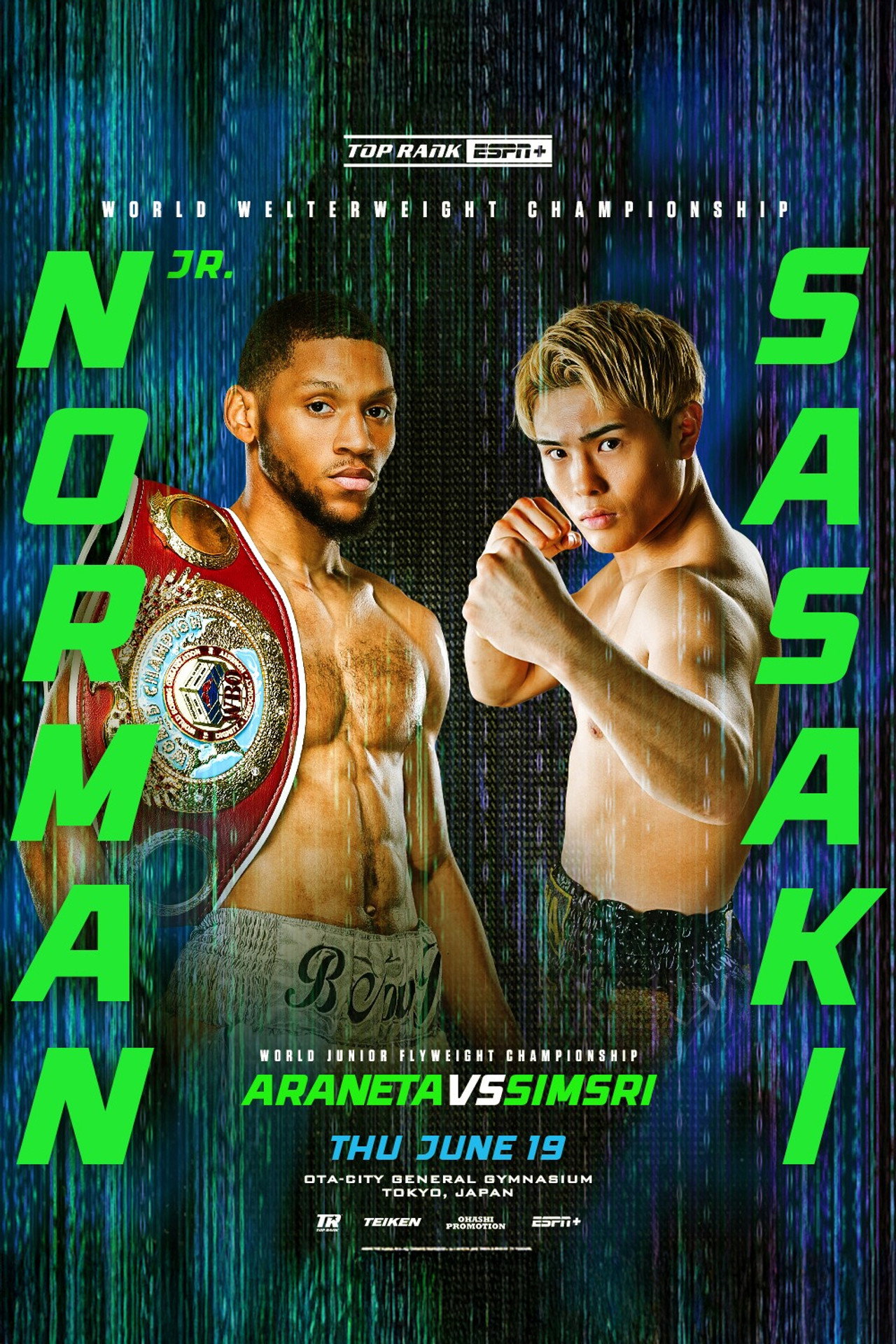 Brian Norman Jr vs. Jin Sasaki filmaffisch