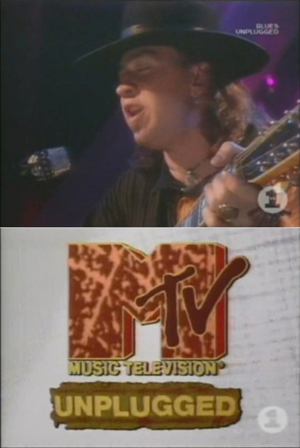 Stevie Ray Vaughan with Joe Satriani: MTV Unplugged filmaffisch