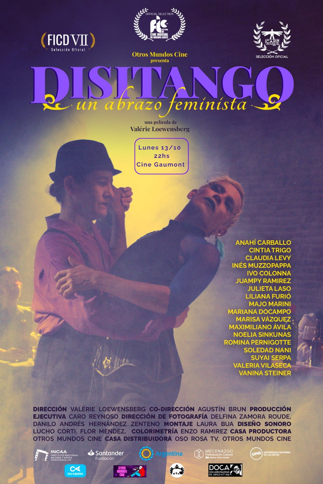 Disitango, un abrazo feminista filmaffisch