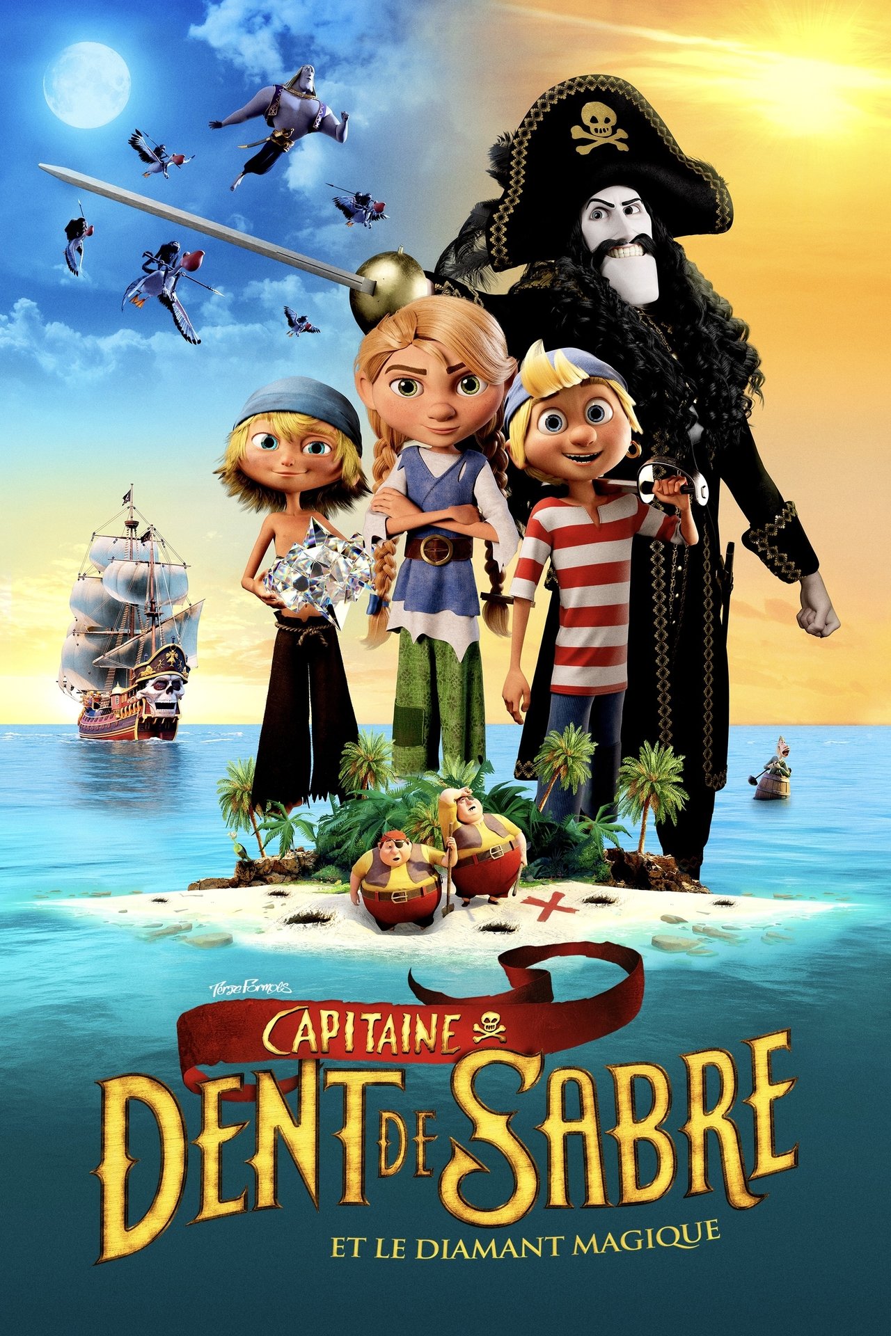 Capitaine Dent de Sabre et le diamant magique poster