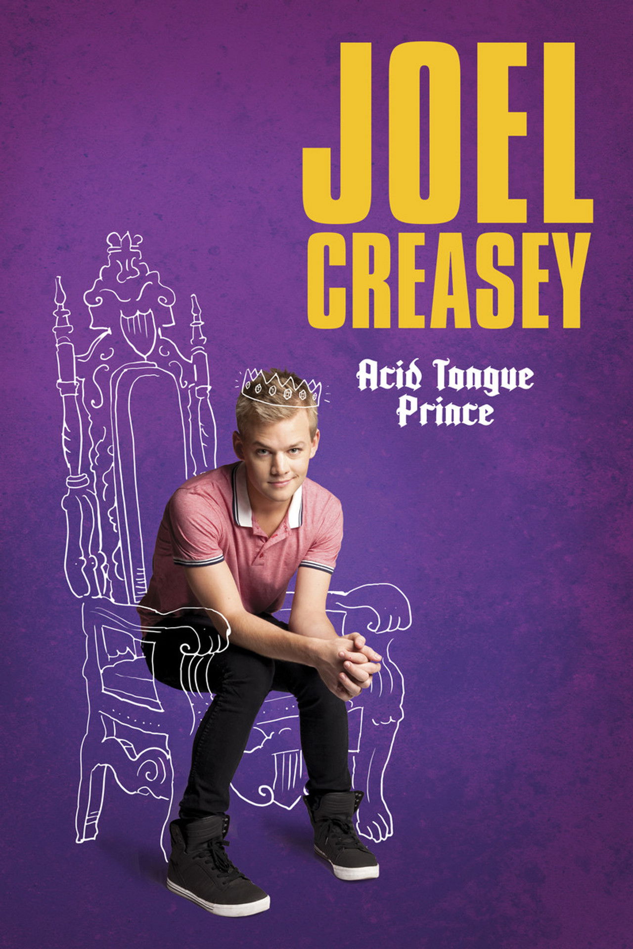 Joel Creasey: The Acid Tongue Prince Backdrop