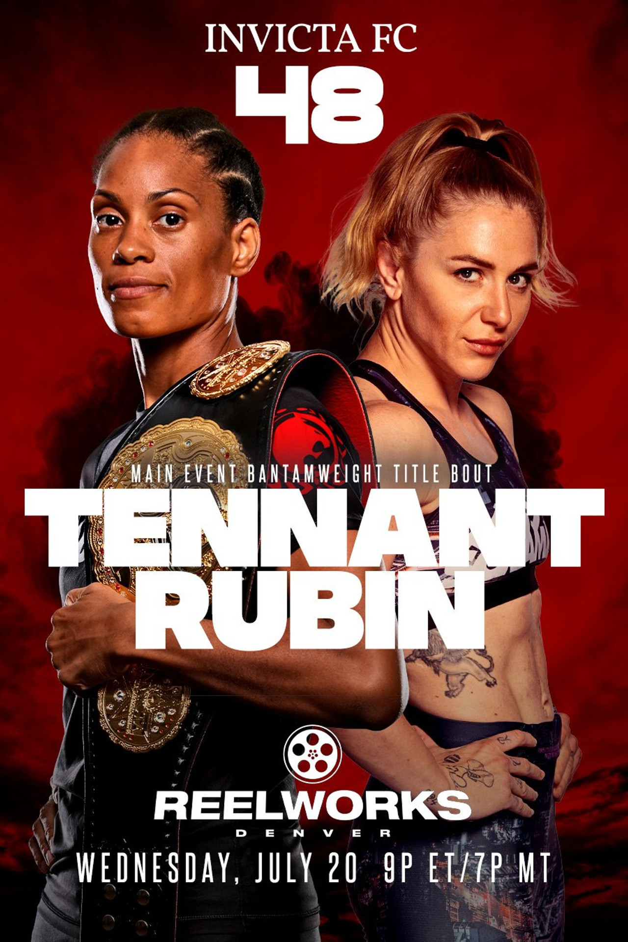 Invicta FC 48: Tennant vs. Rubin Backdrop