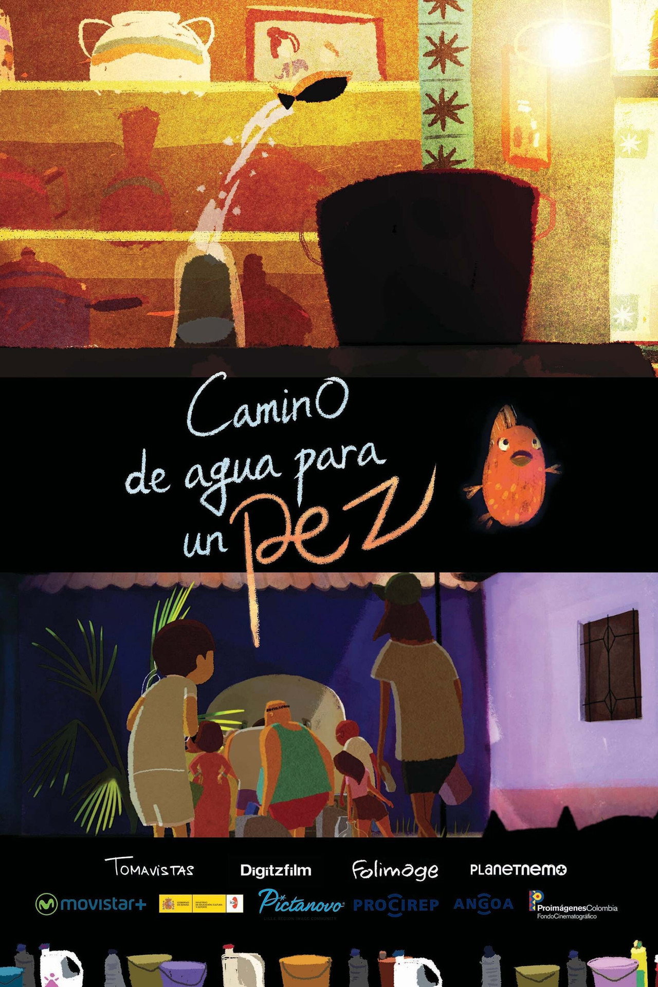 Camino de agua para un pez filmaffisch