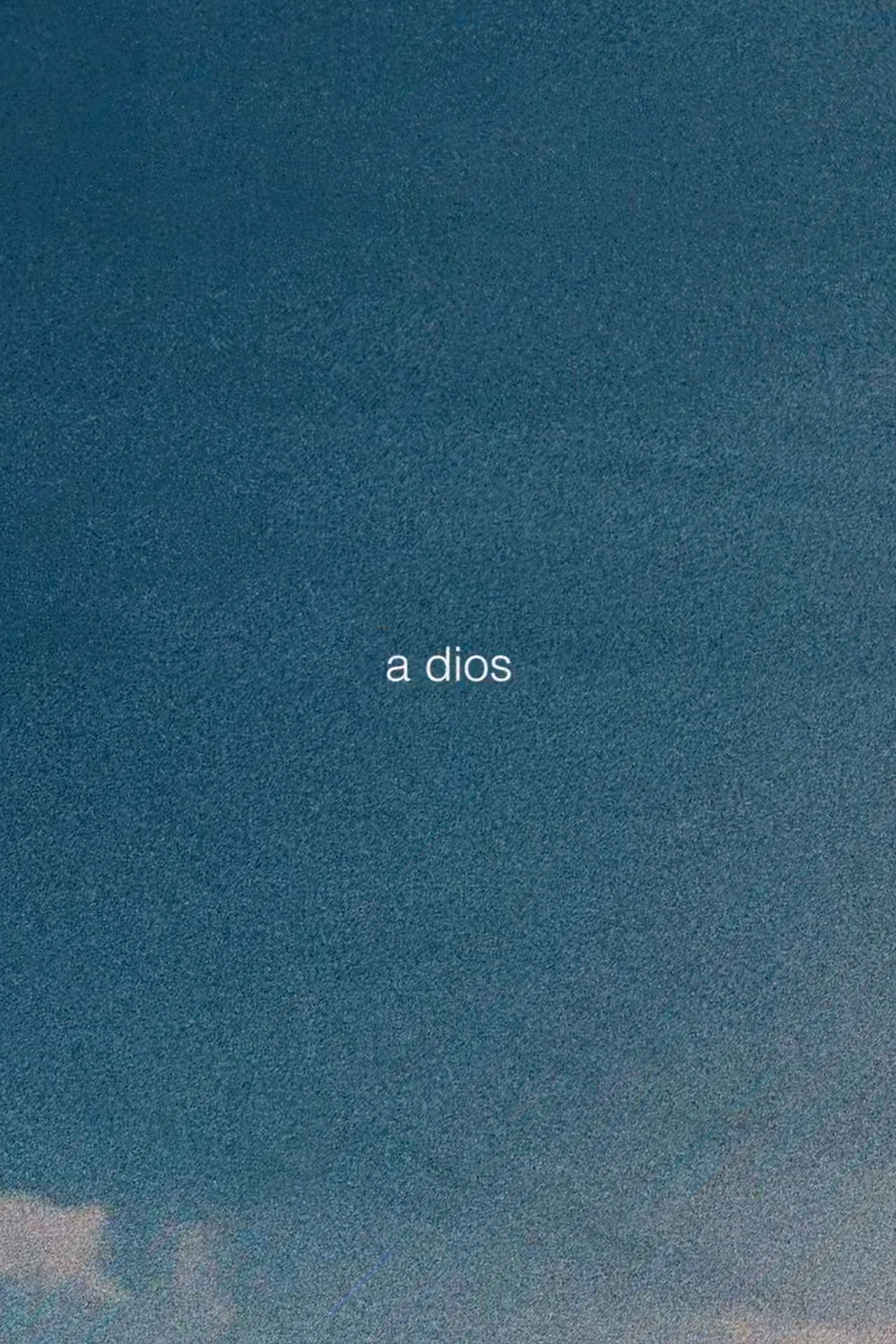 a dios Backdrop
