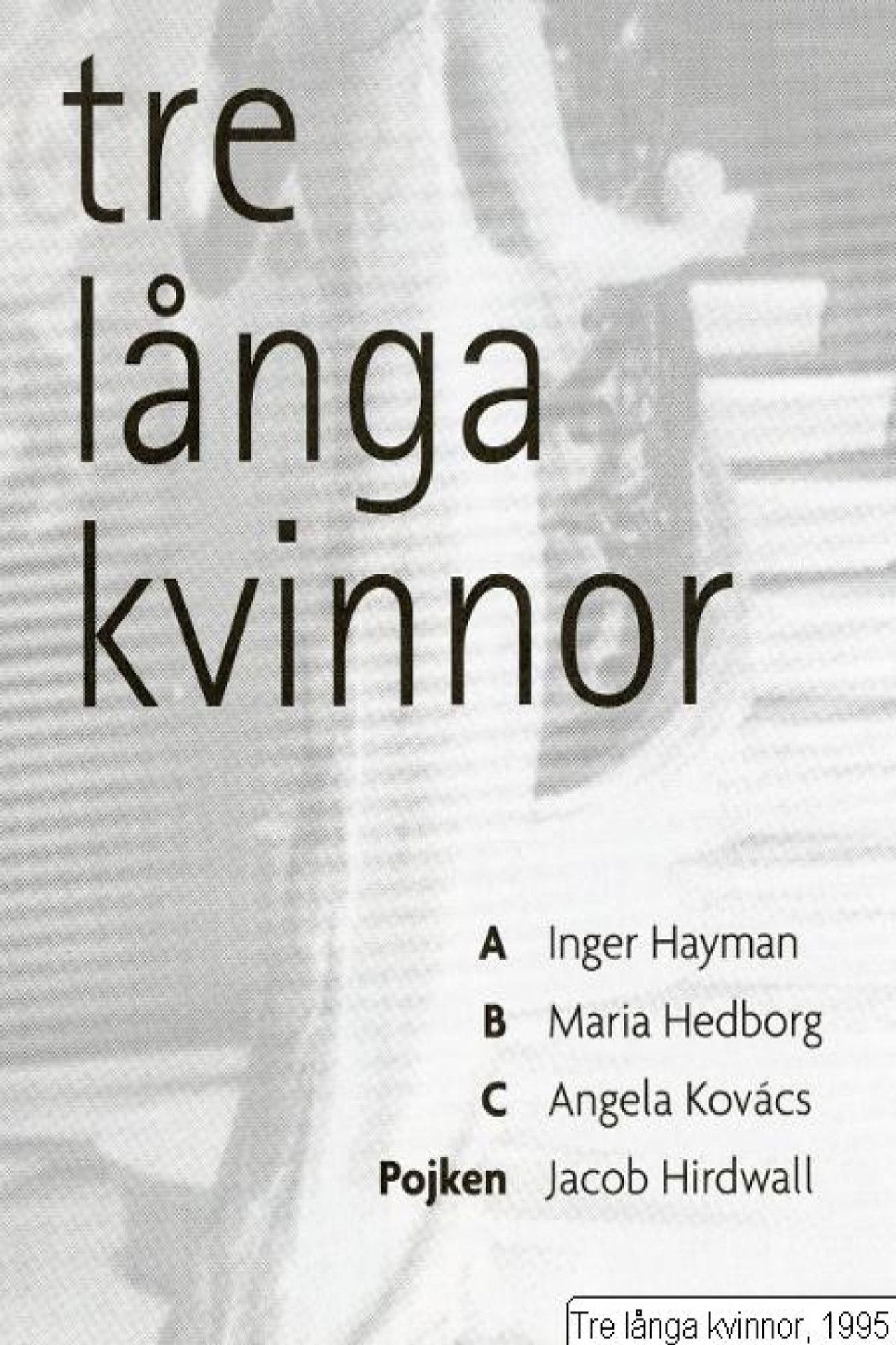 Tre långa kvinnor Backdrop
