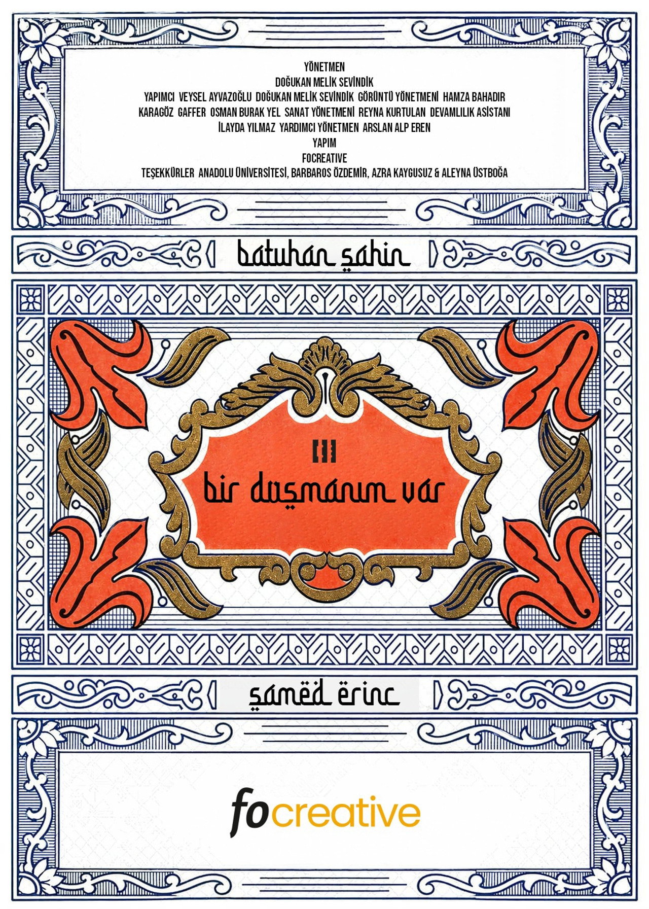 Bir Düşmanım Var poster