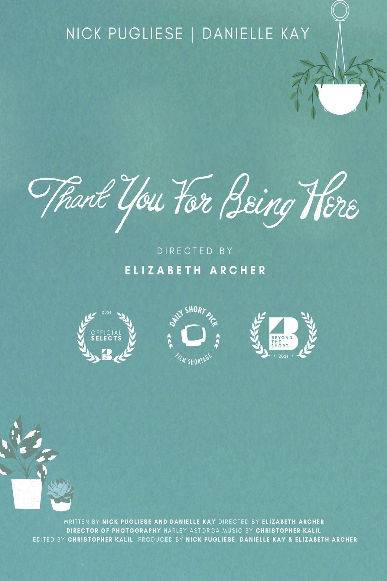 Thank You for Being Here Backdrop