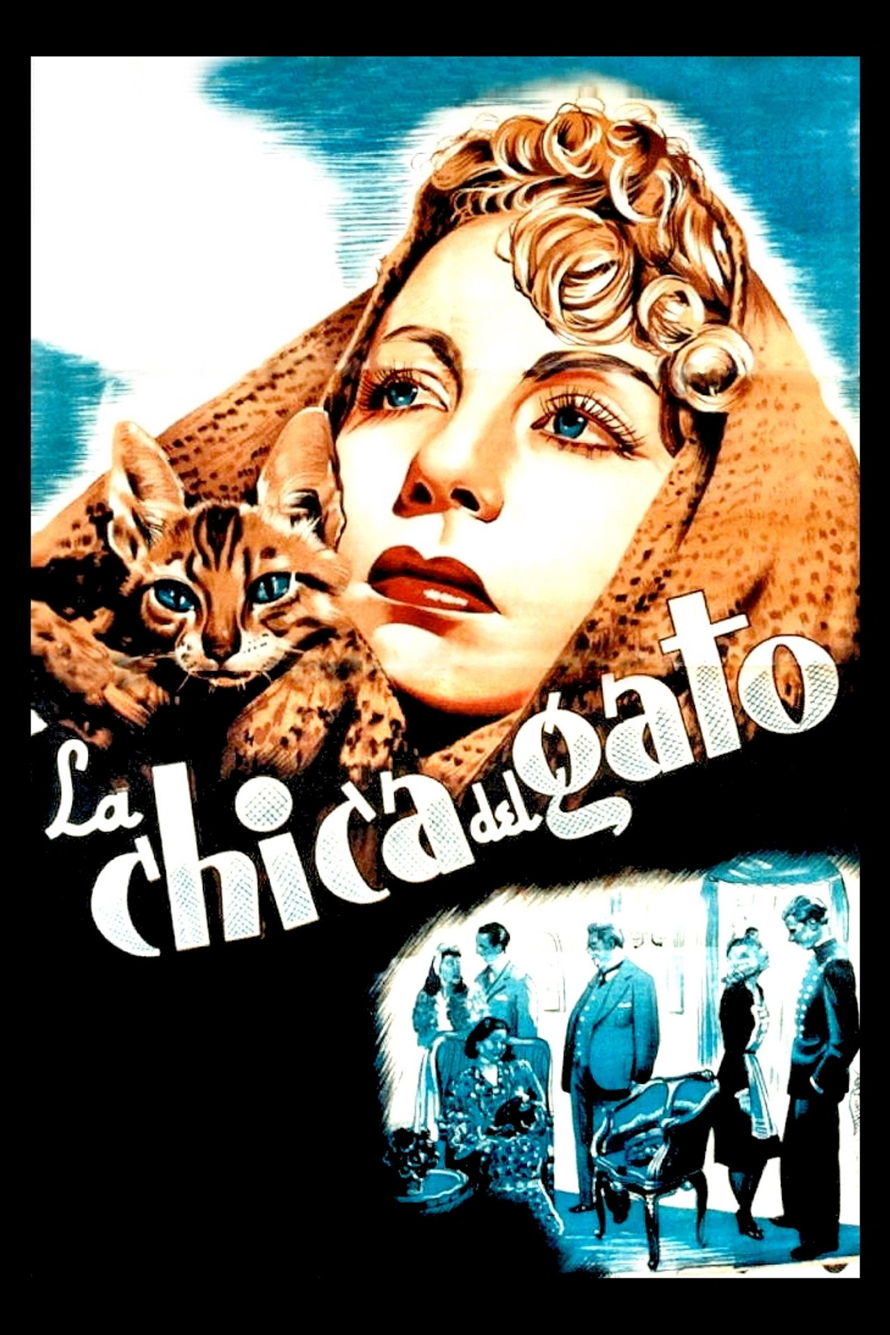La chica del gato filmaffisch