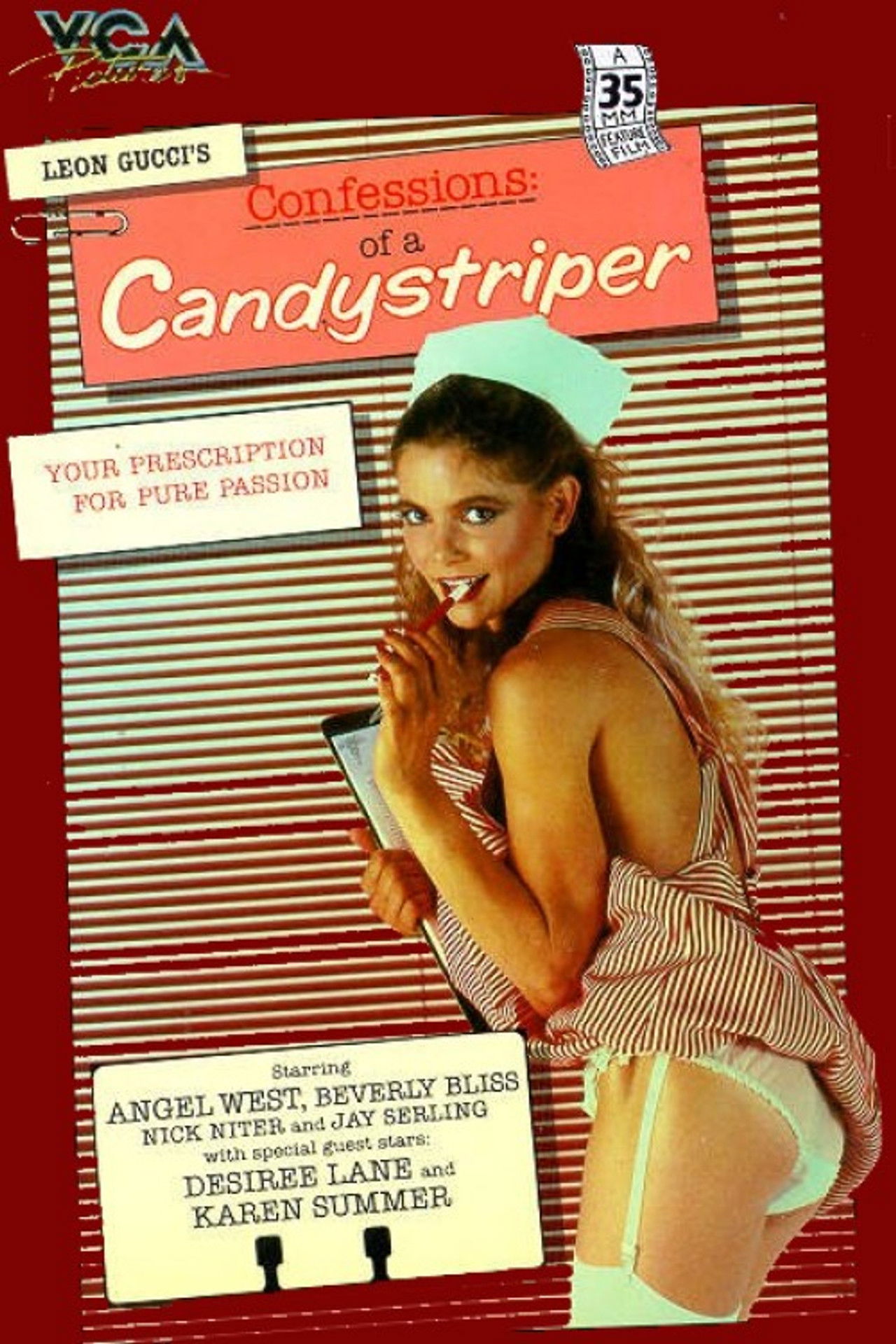 Confessions of a Candy Striper Backdrop