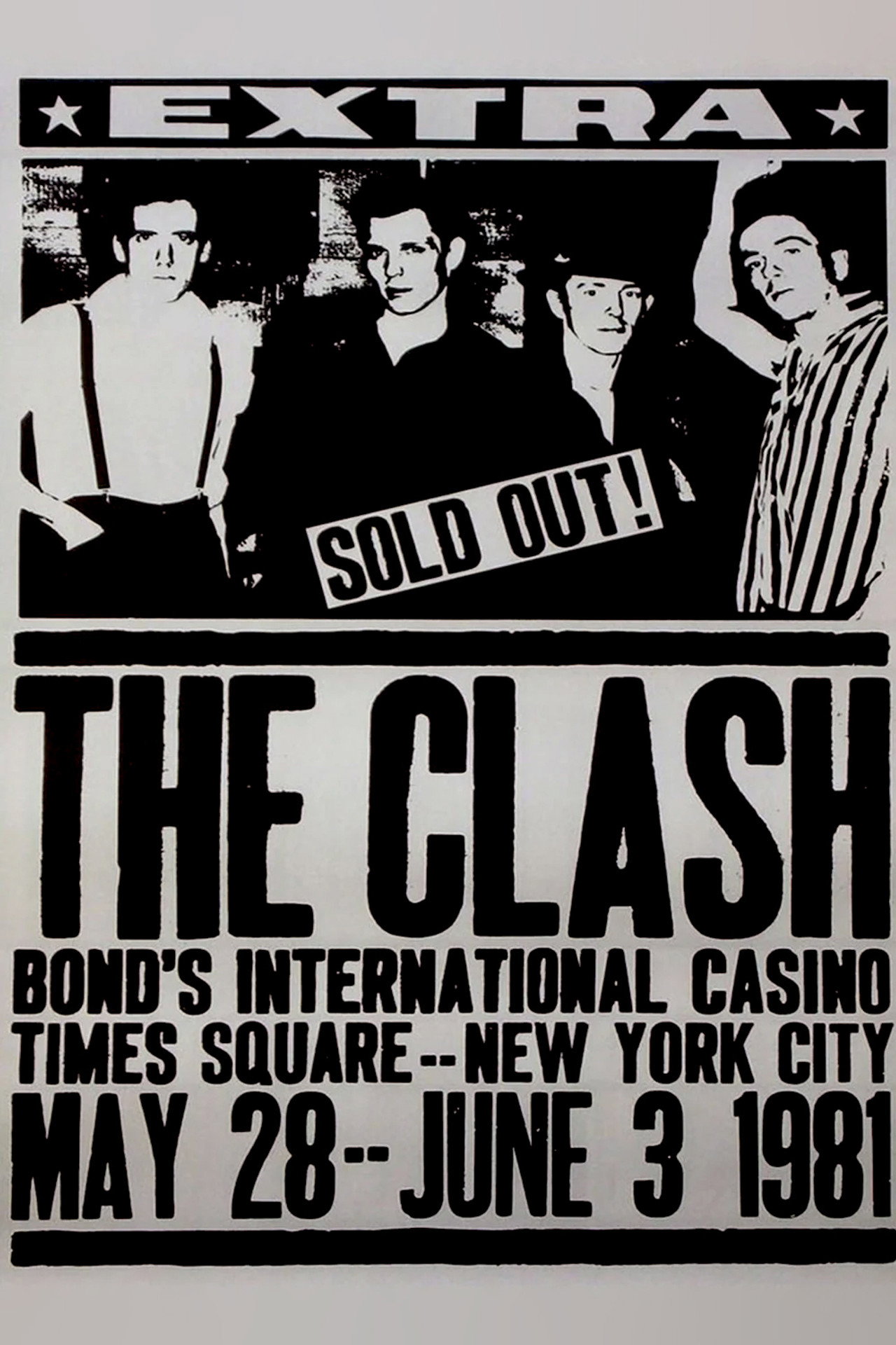 The Clash On Broadway filmaffisch
